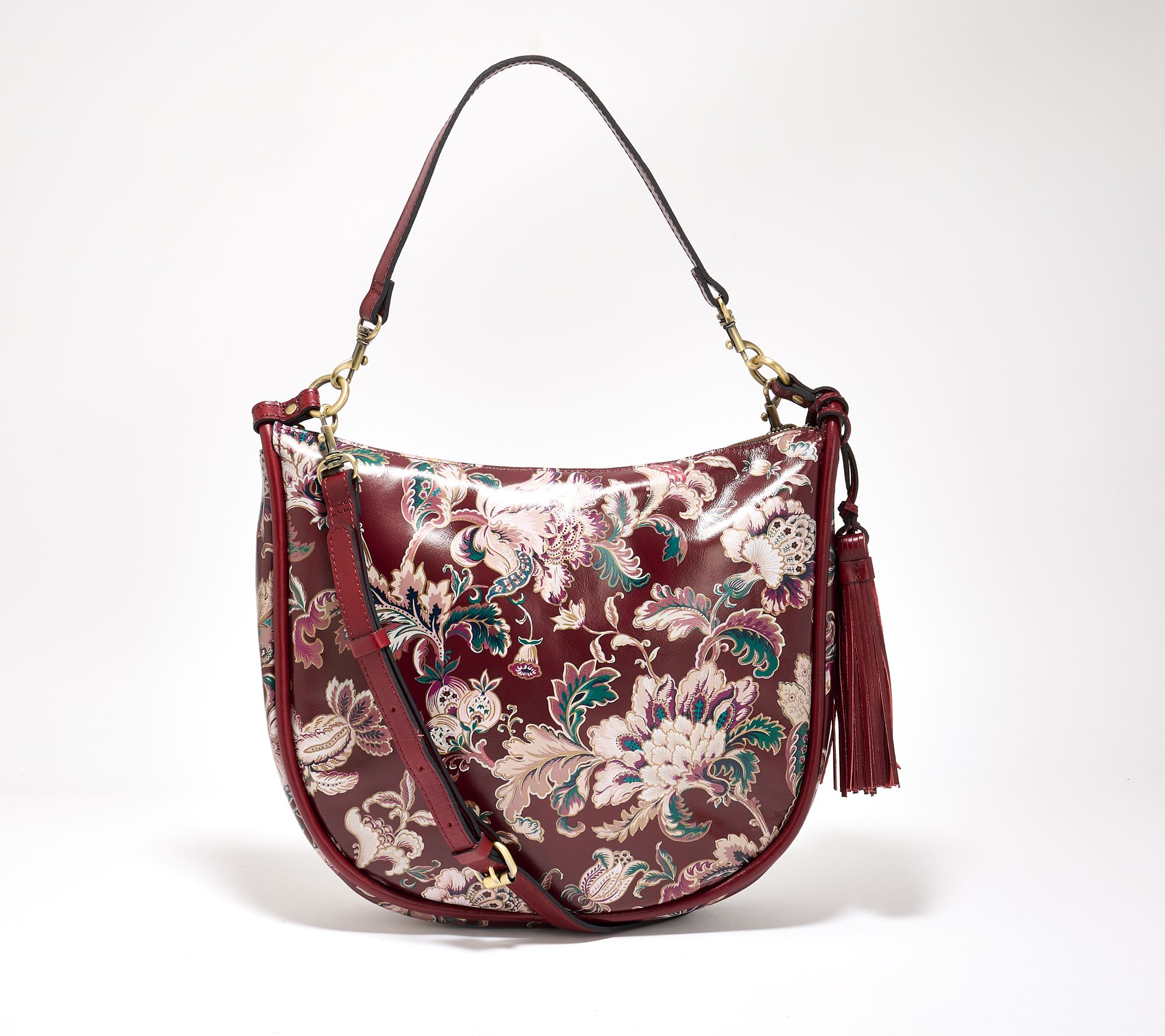"As Is" Patricia Nash Chiavari Leather ConvertibleHobo