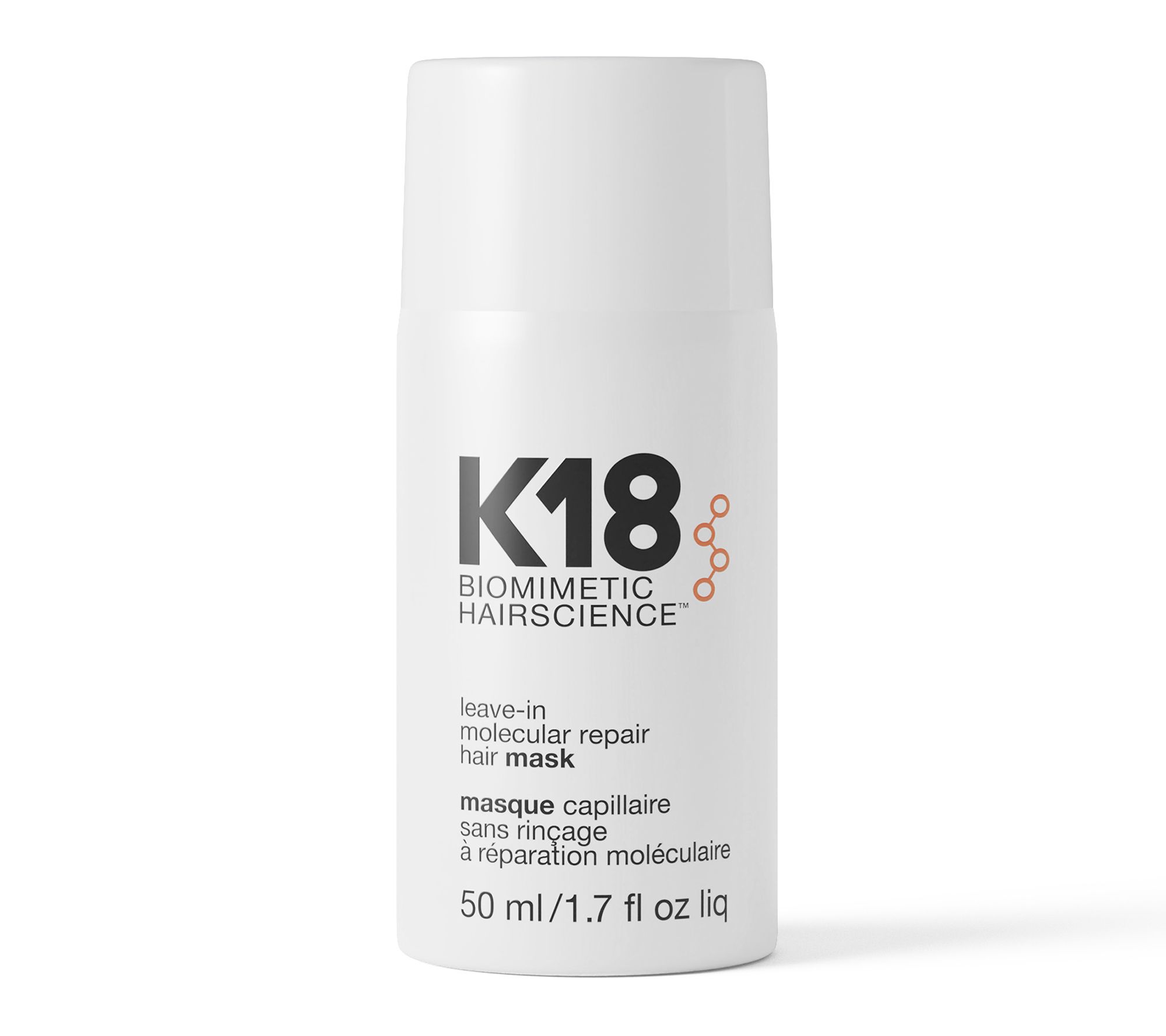  K18 Leave-In Molecular Repair Hair Mask.