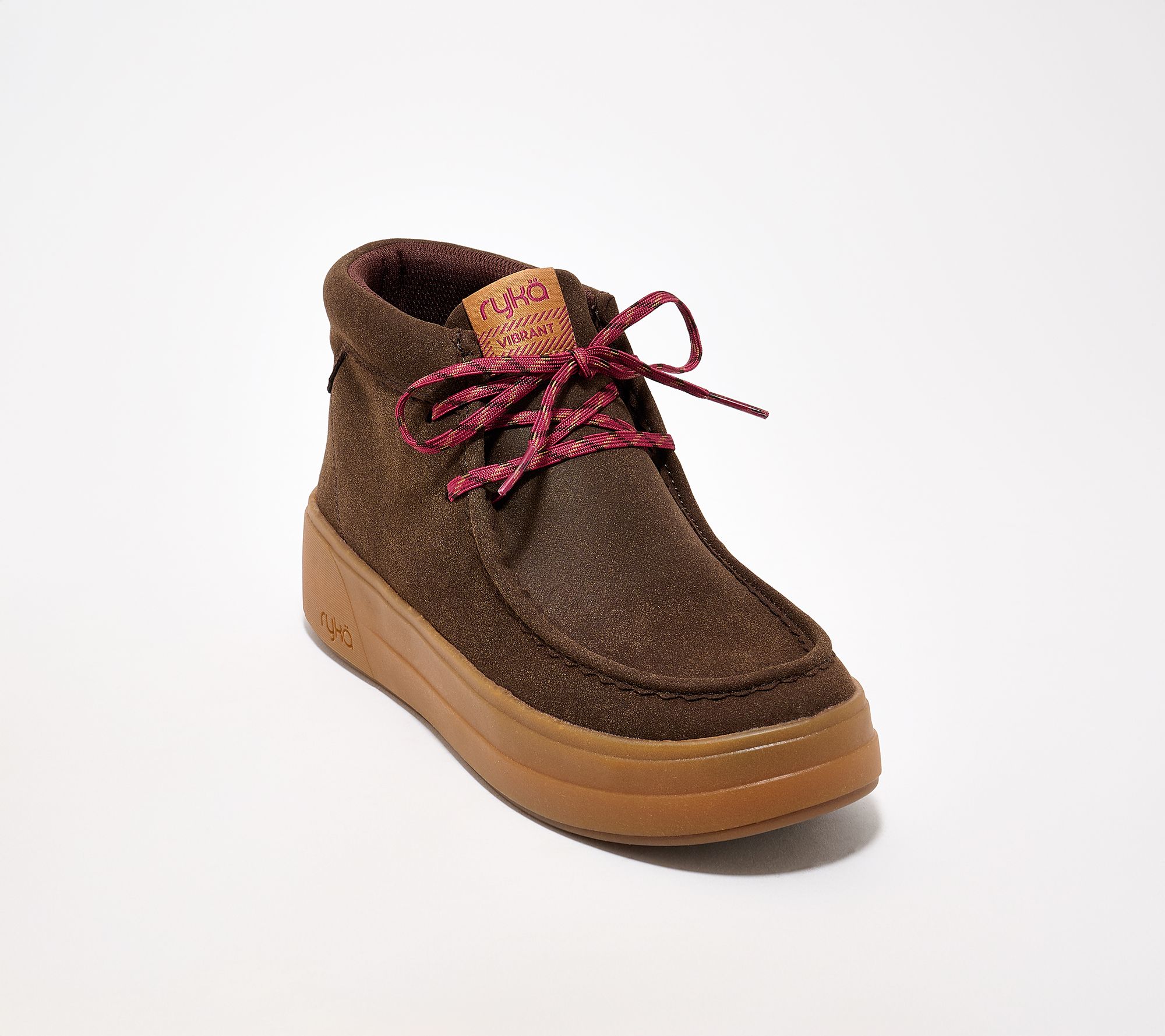 "As Is" Ryka Washable Lace-Up Booties - Vibrant