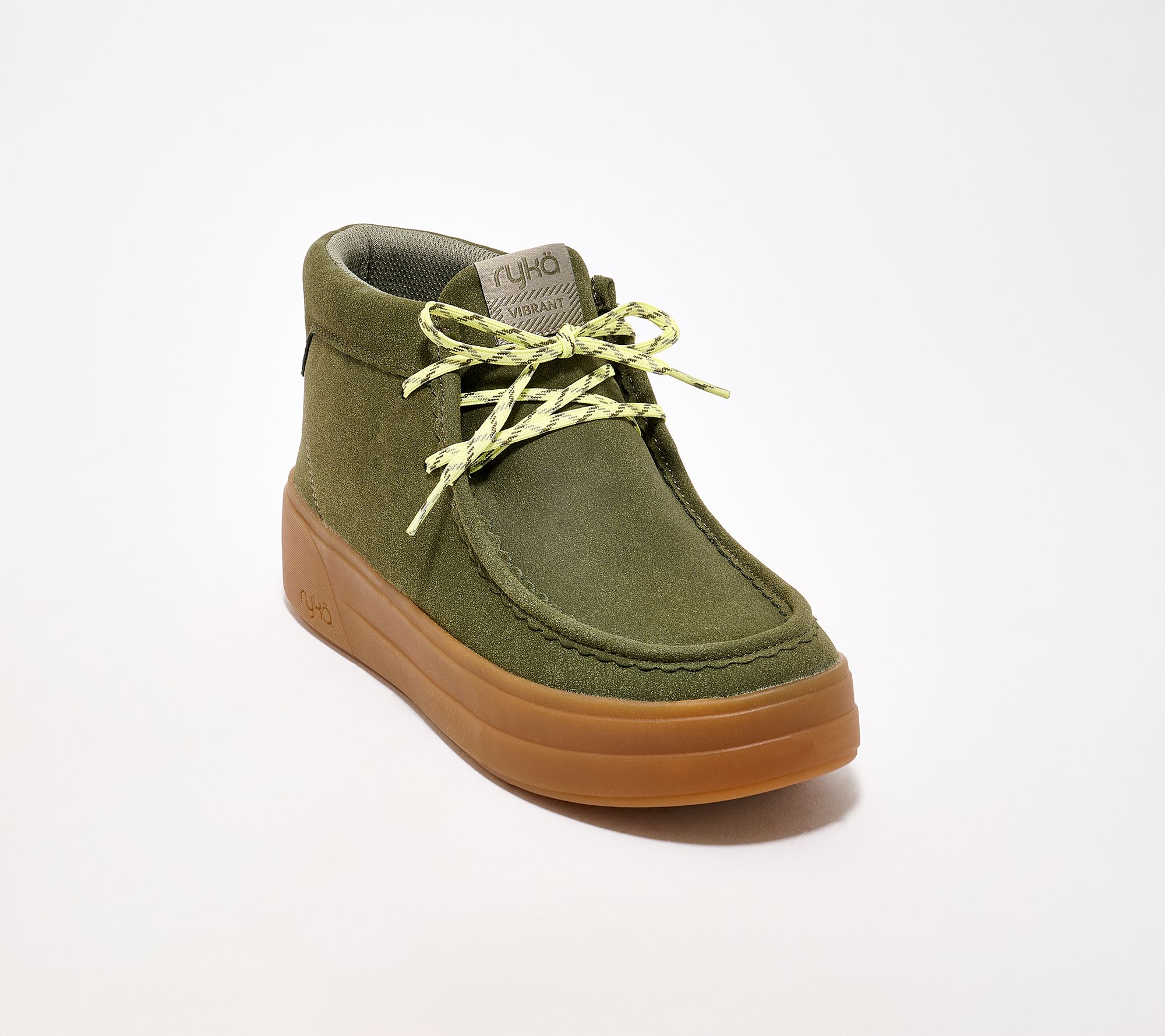 "As Is" Ryka Washable Lace-Up Booties - Vibrant