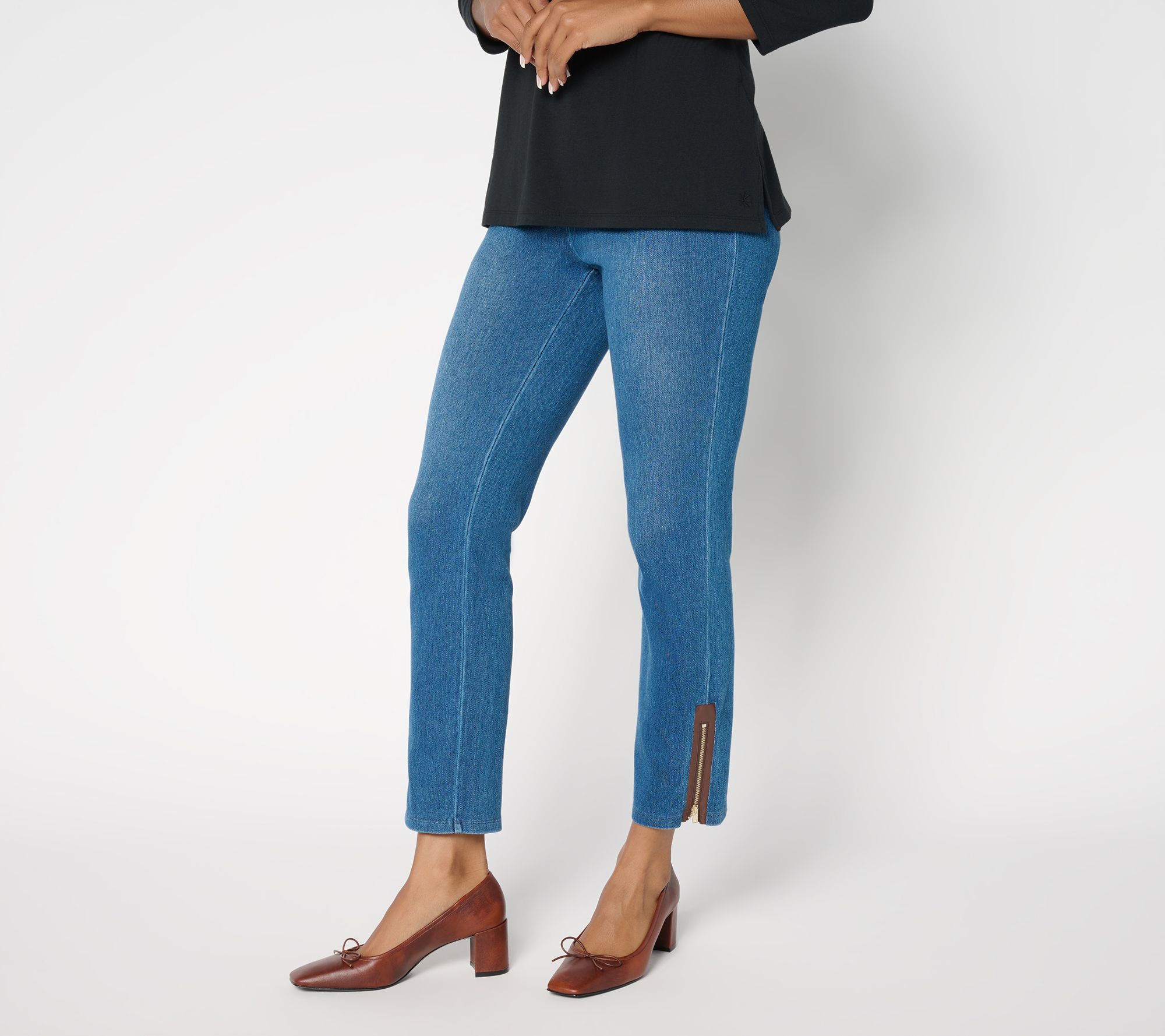 As Is Women with Control Petite Prime Stretch Denim Jeans