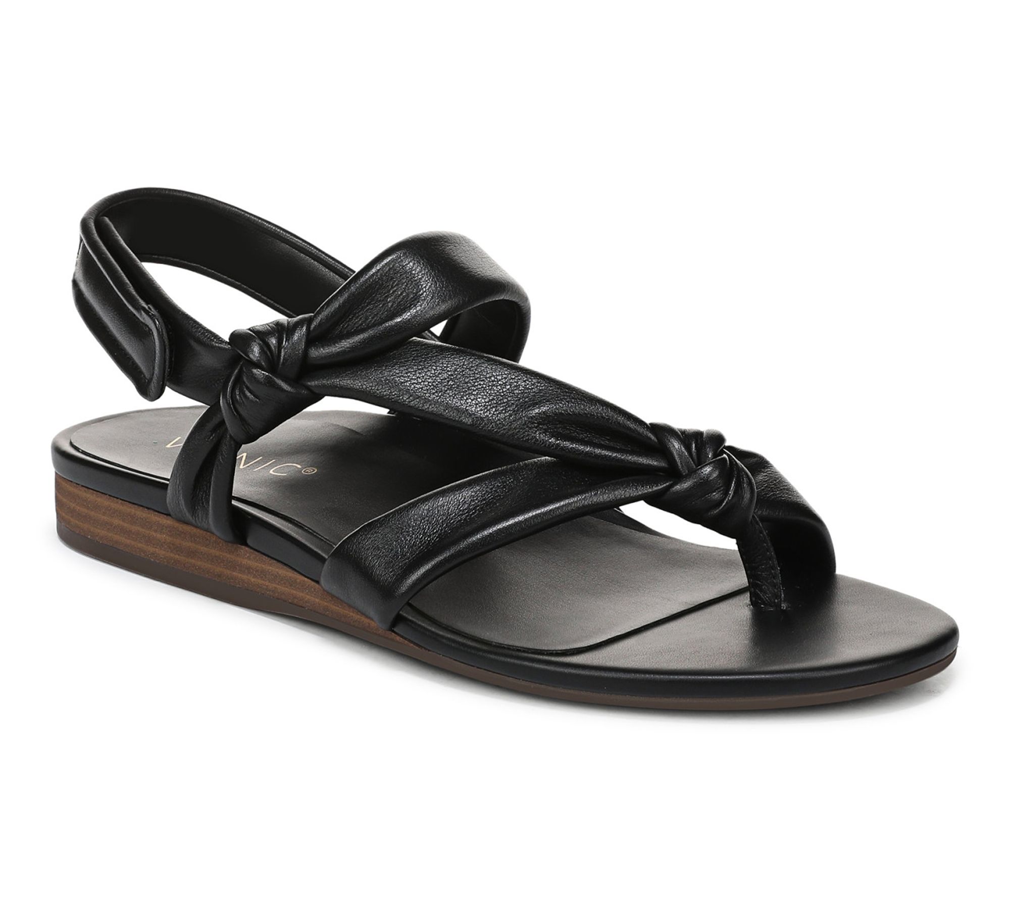 Vionic Leather Strappy Sandal - Geneva