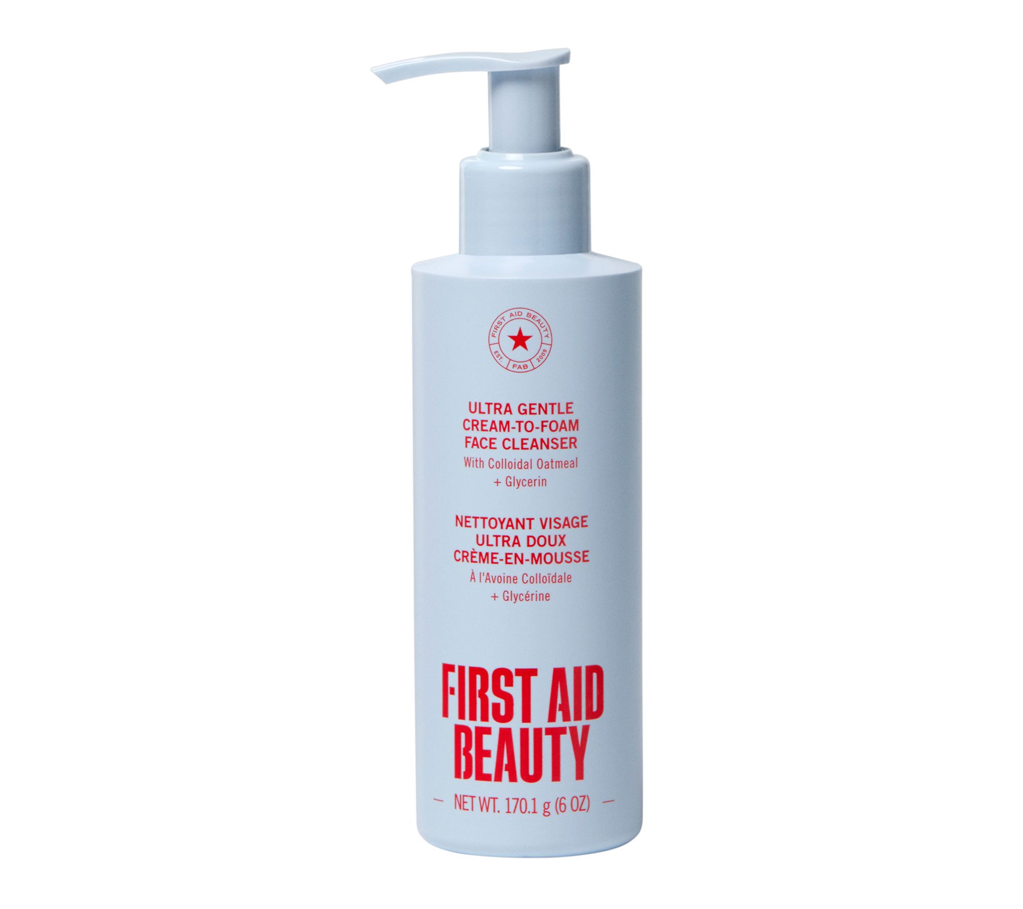 First Aid Beauty Ultra Repair Cream to Foam Hydrating Cln 6 oz