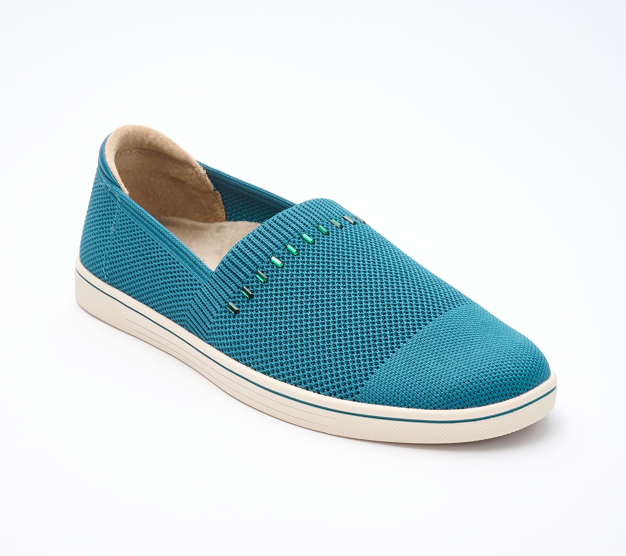 Revitalign Orthotic Beaded Knit Slip-Ons - Gemma Sparkle