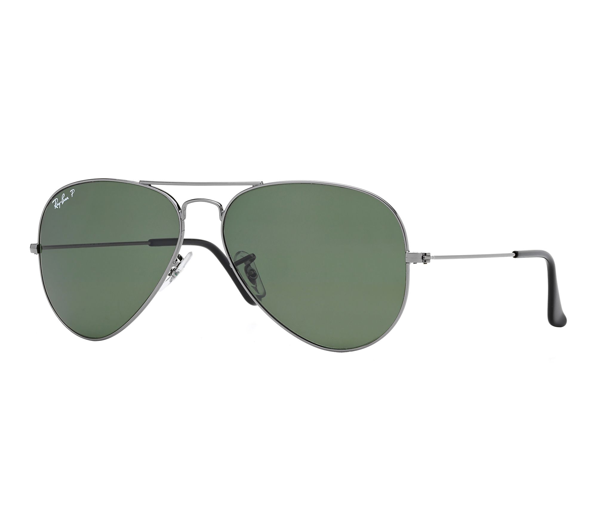 Ray-Ban Polarized Aviator Classic Sunglasses-Gunmetal-58mm