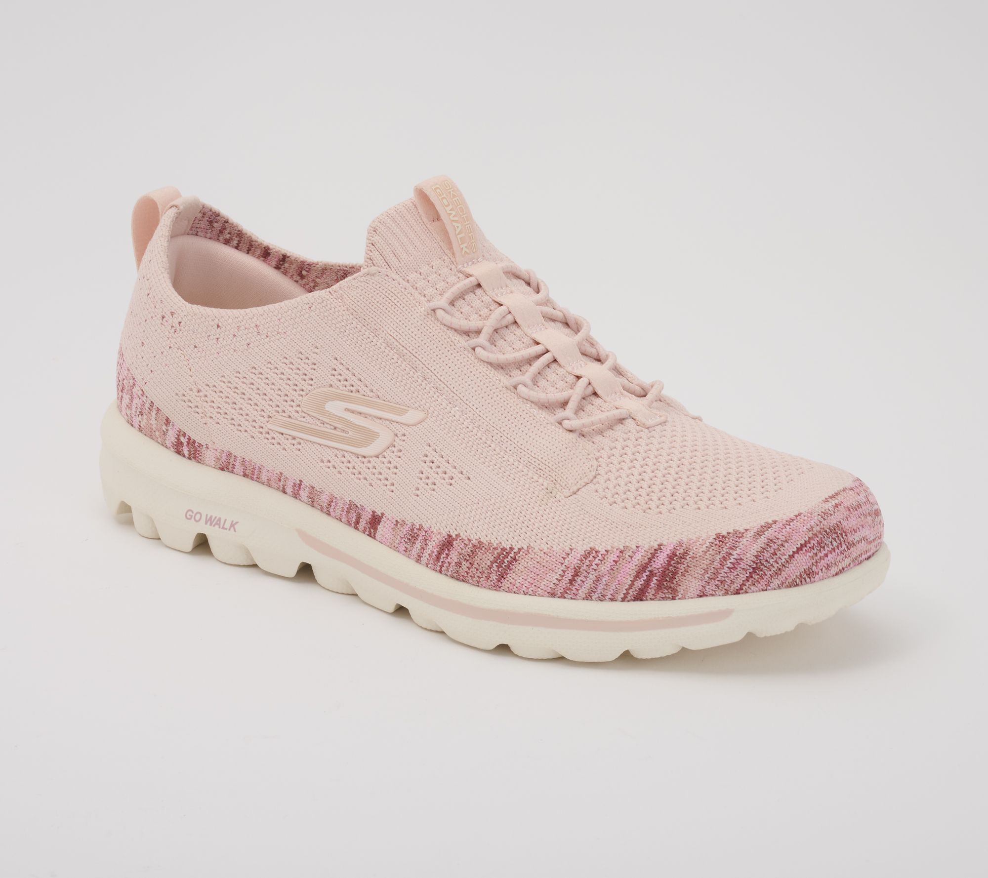 "As Is" Skechers GO WALK Space Dye Bungee Sneakers