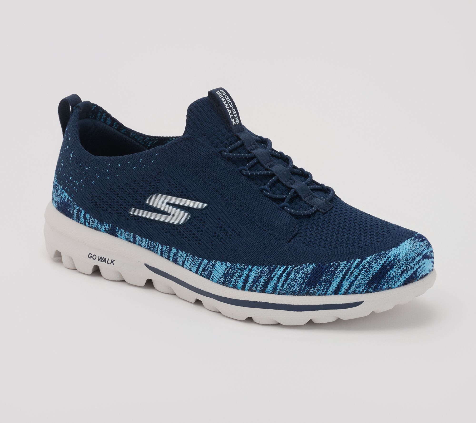 "As Is" Skechers GO WALK Space Dye Bungee Sneakers