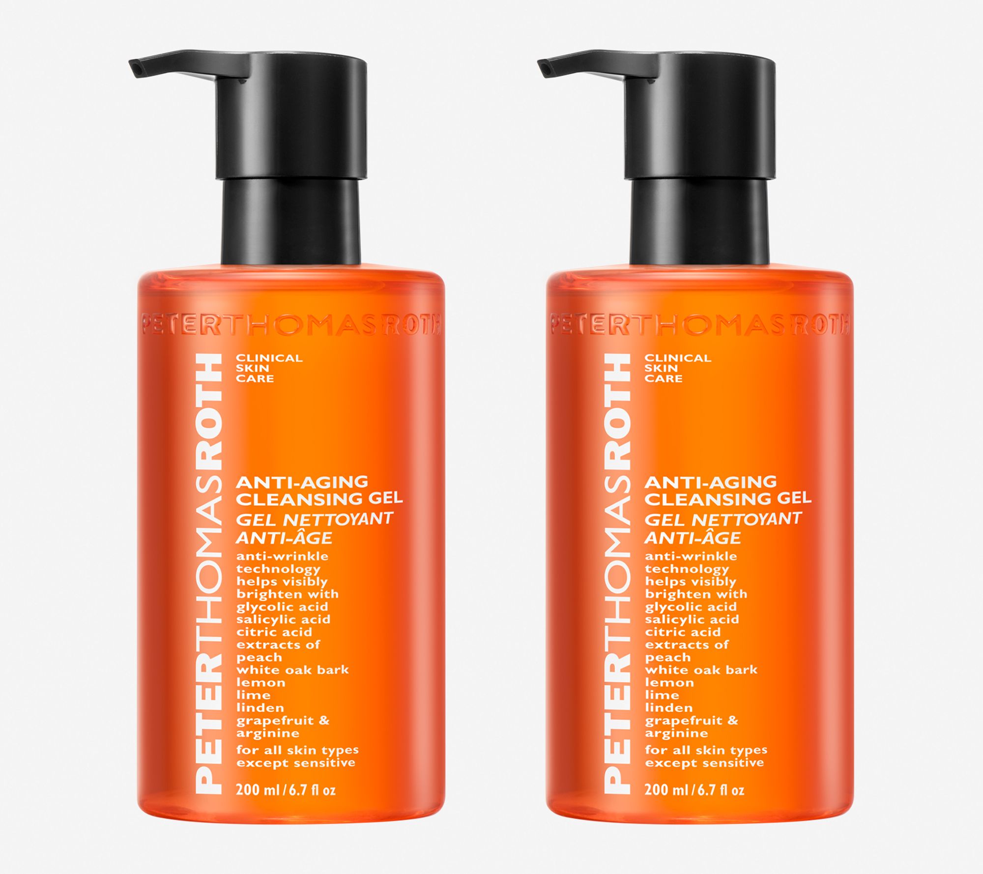 Peter Thomas Roth Anti-Aging Cleansing Gel 6.7oz Duo
