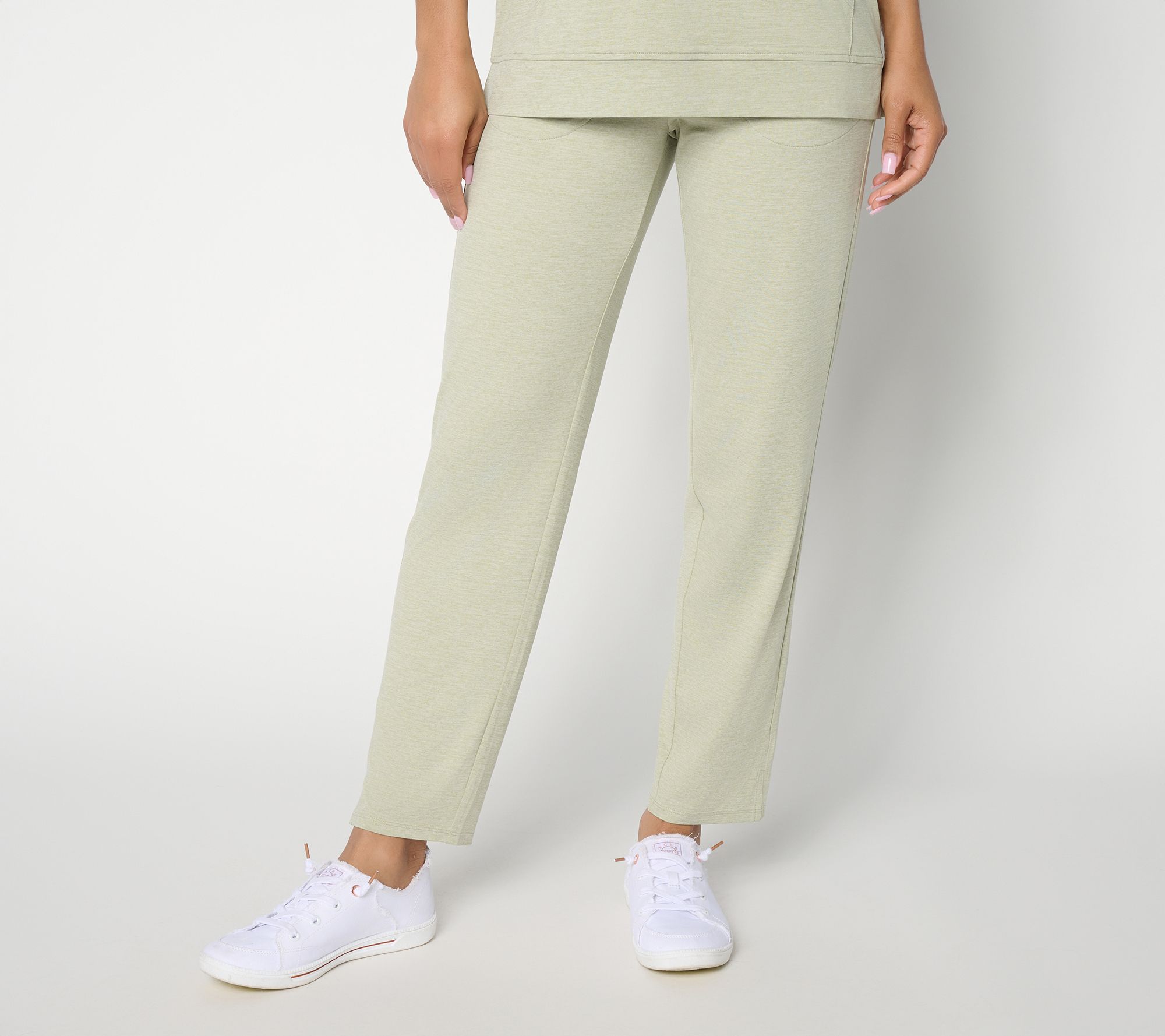 "As Is" Denim & Co. Active Regular Cool to the Touch Ankle Pants