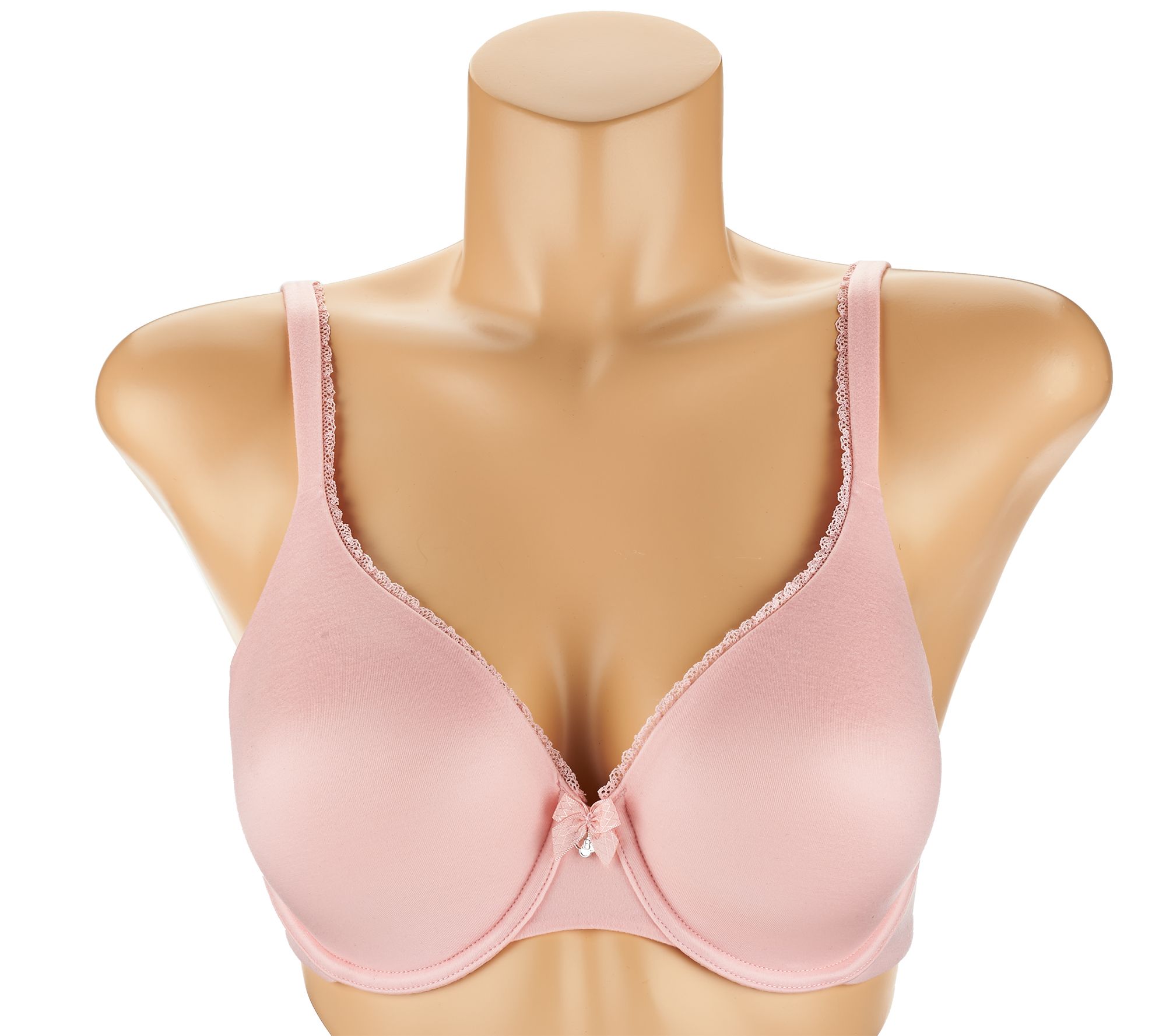 As Is Breezies Full Coverage Underwire T-Shirt Bra 
