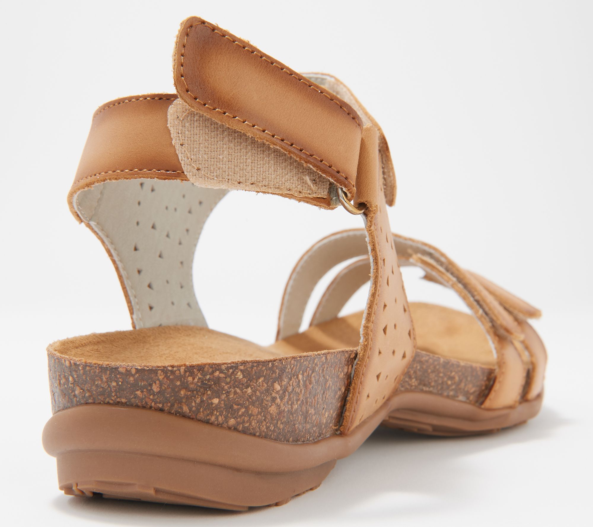 Propet Leather Adjustable Sandals - Farrah - QVC.com