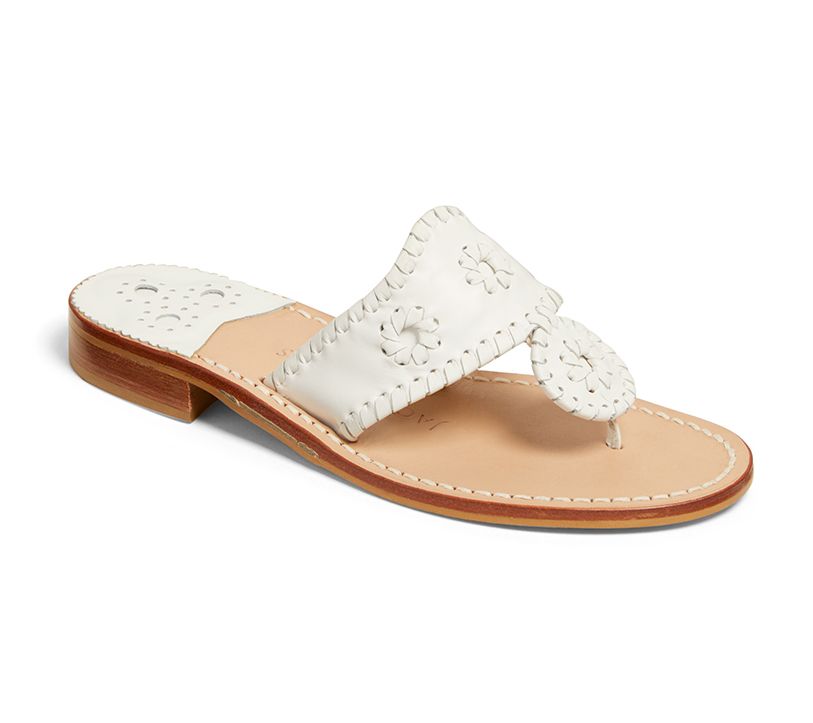 "As Is" Jack Rodgers Whipstitch Flat Sandal - Jack