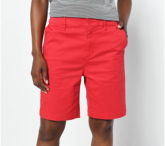 Denim & Co. EasyWear Twill Shorts