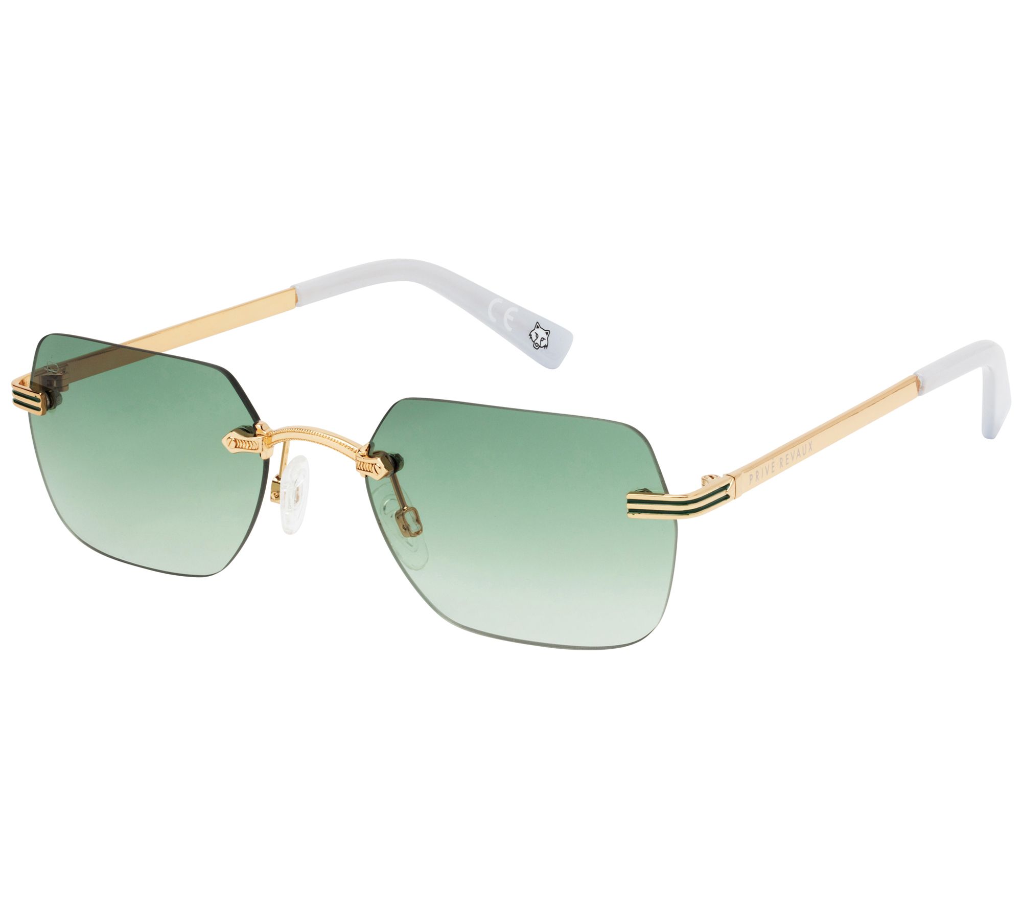 Prive Revaux Rimless Lens Sunglass - DB Touch