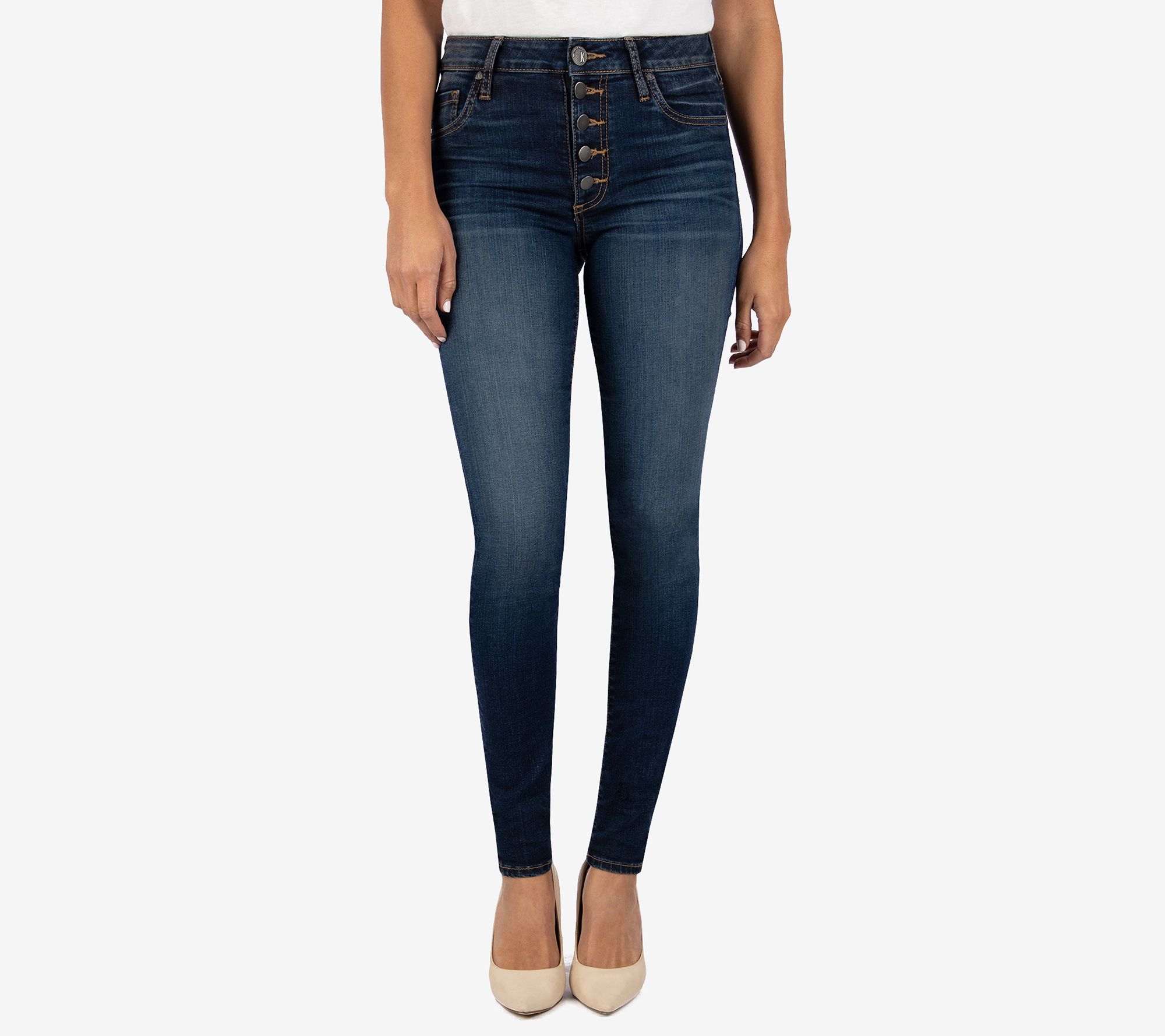 kut mia high rise skinny jeans