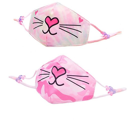 OMG Accessories Sweet Tigeress & Bella Kitty Face Covering Se