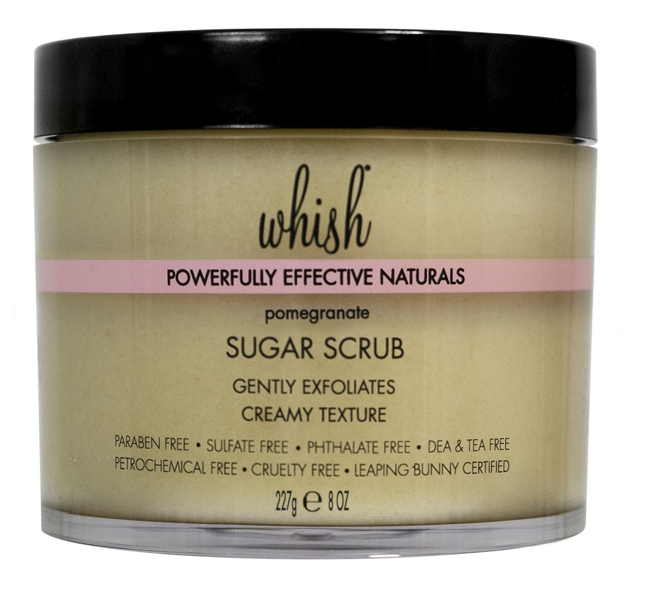 Whish Beauty Sugar Scrub, 8 oz
