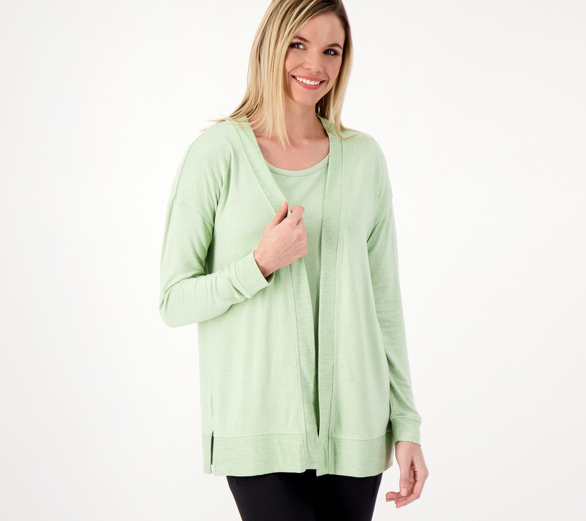 Cuddl Duds Seriously Soft 2-Piece Tee & Wrap Set 