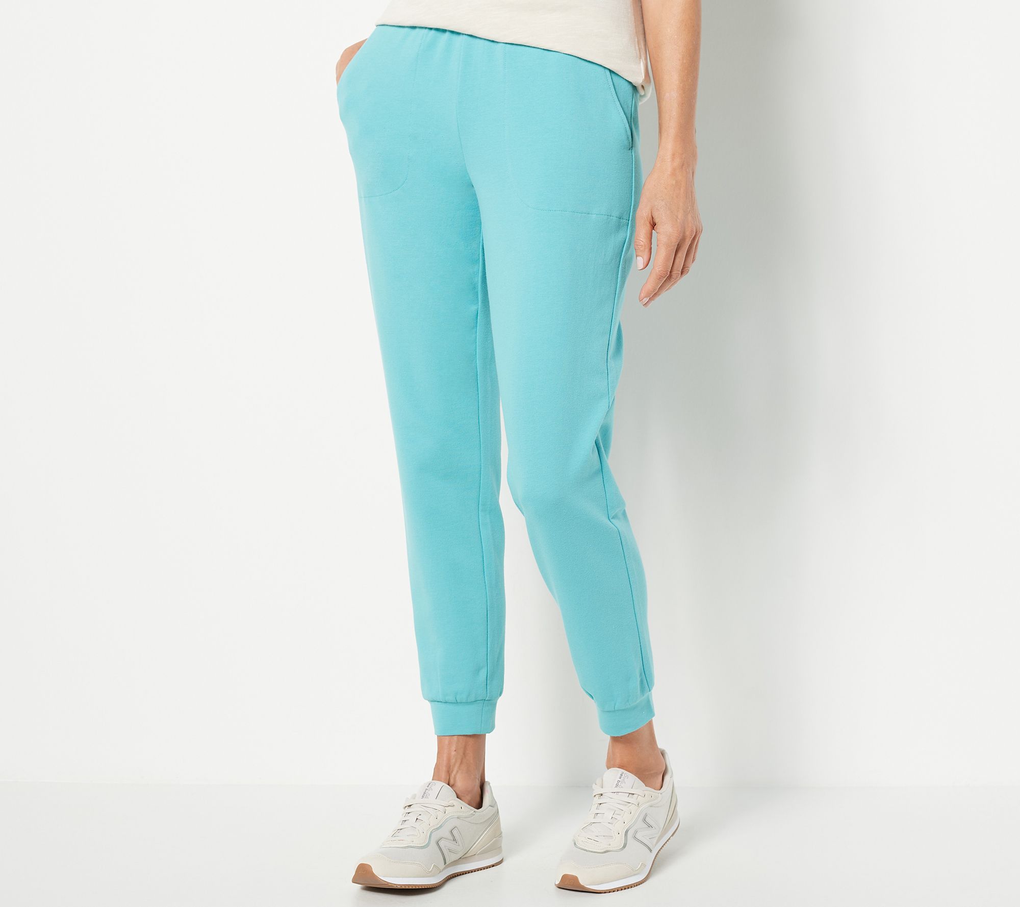 Denim & Co. Active Regular Pull-On Knit Jogger Pants 