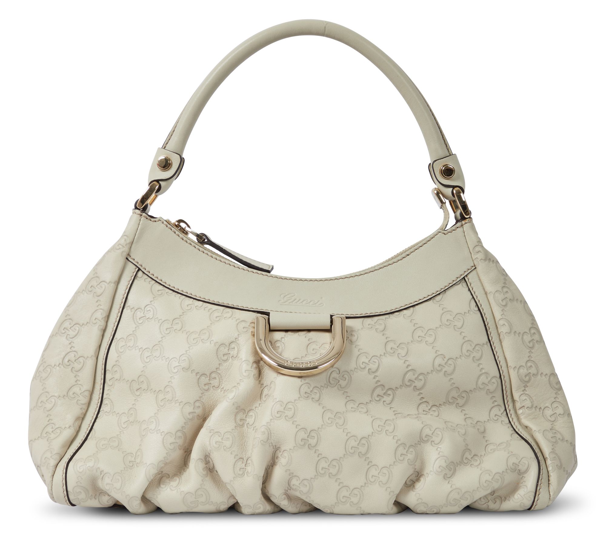 Pre-Owned Gucci Guccissima D-Gold Hobo Bag 