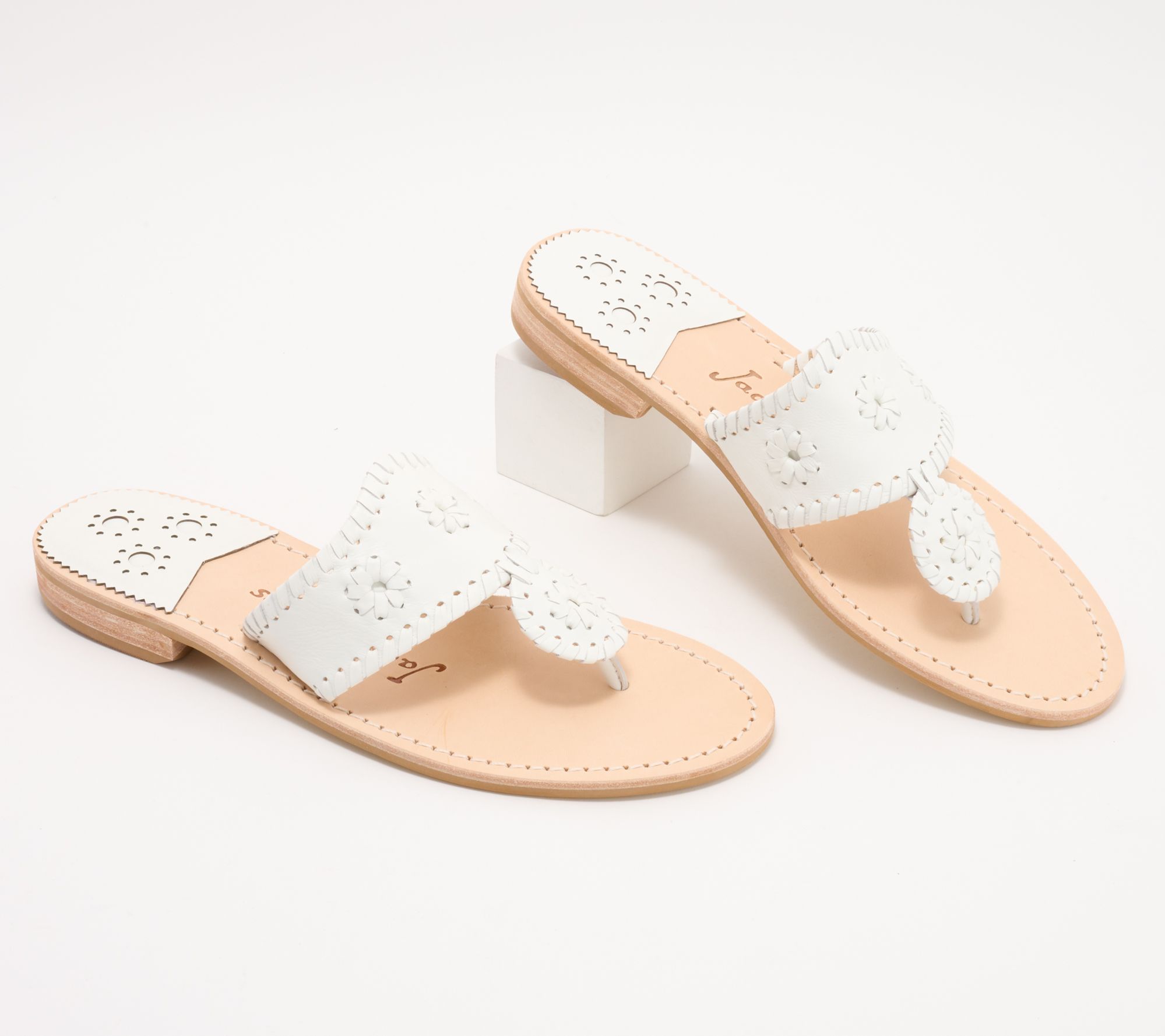 Jack Rogers Classic Wide Footbed Flat Thong Sandals