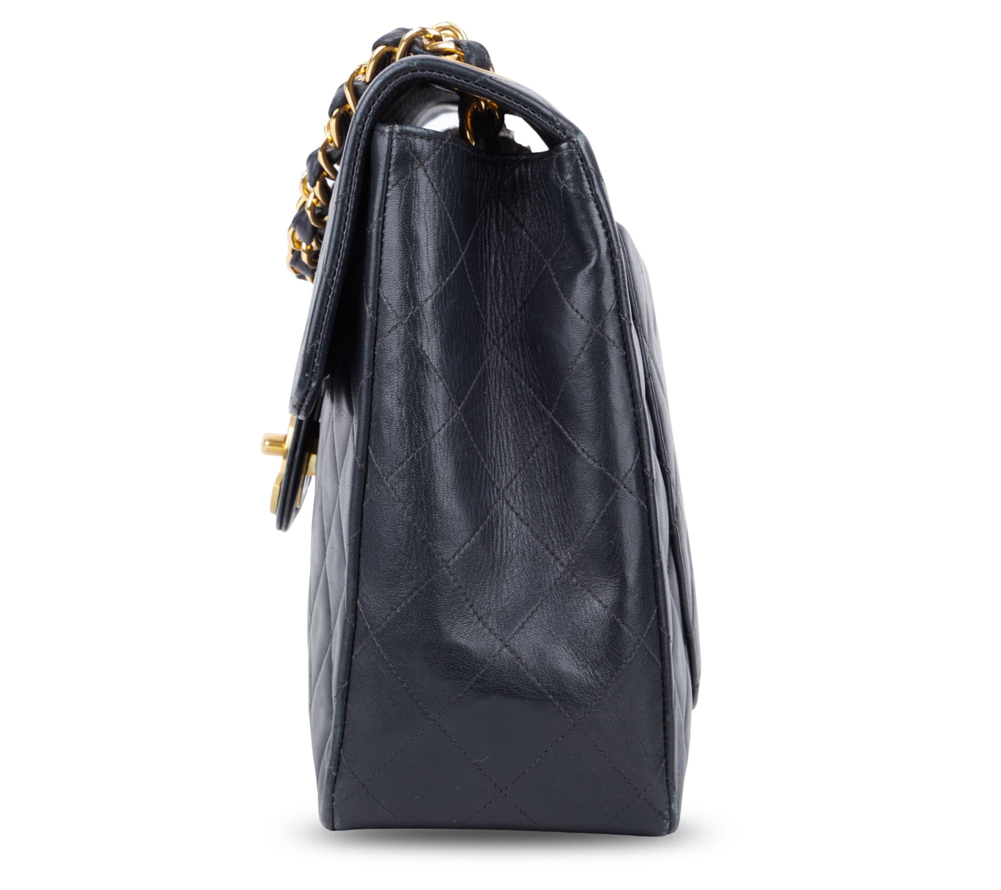 black chanel classic double flap bag