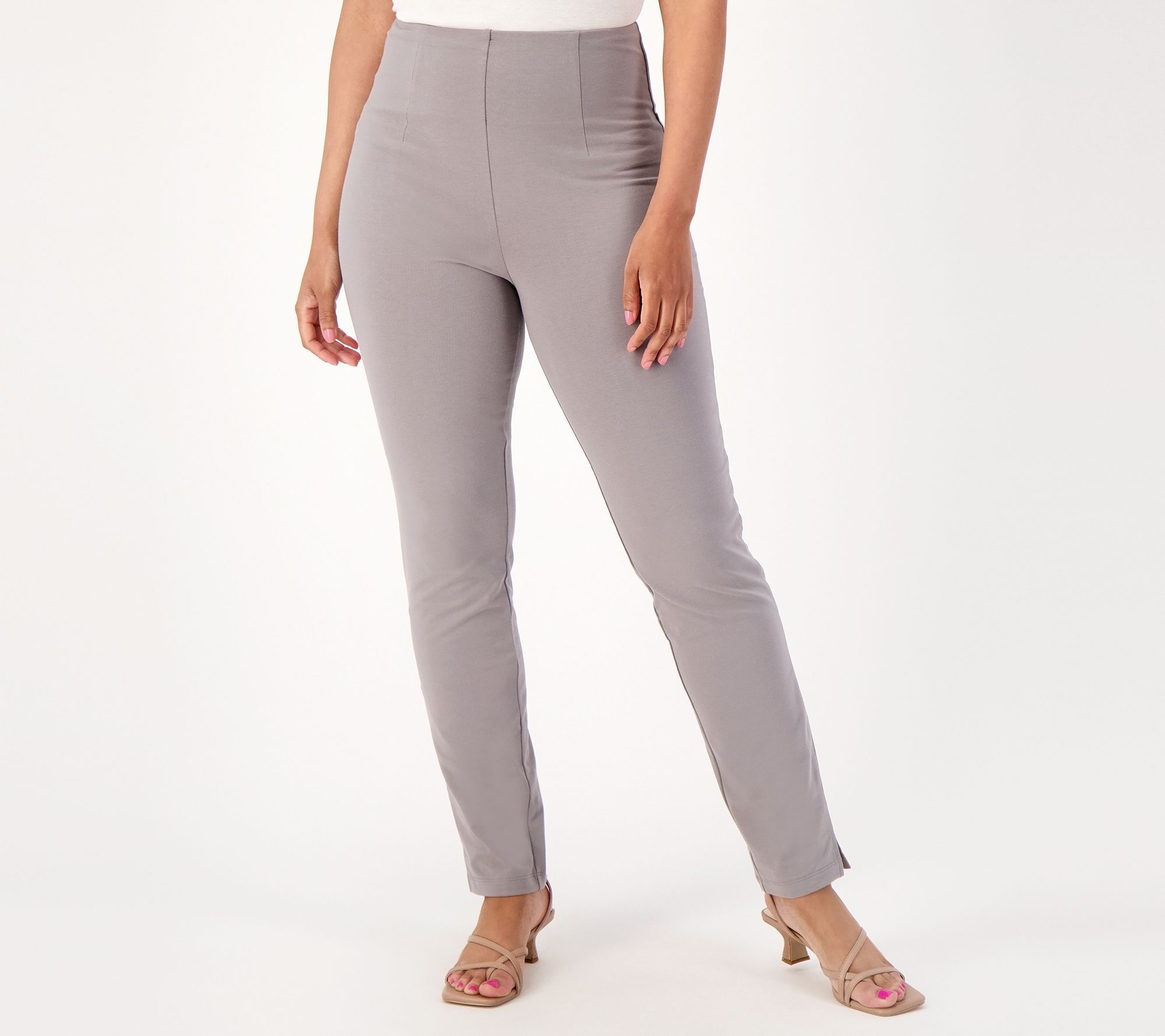 As Is Women with Control Regular Tummy Control Boot Cut Trousers 