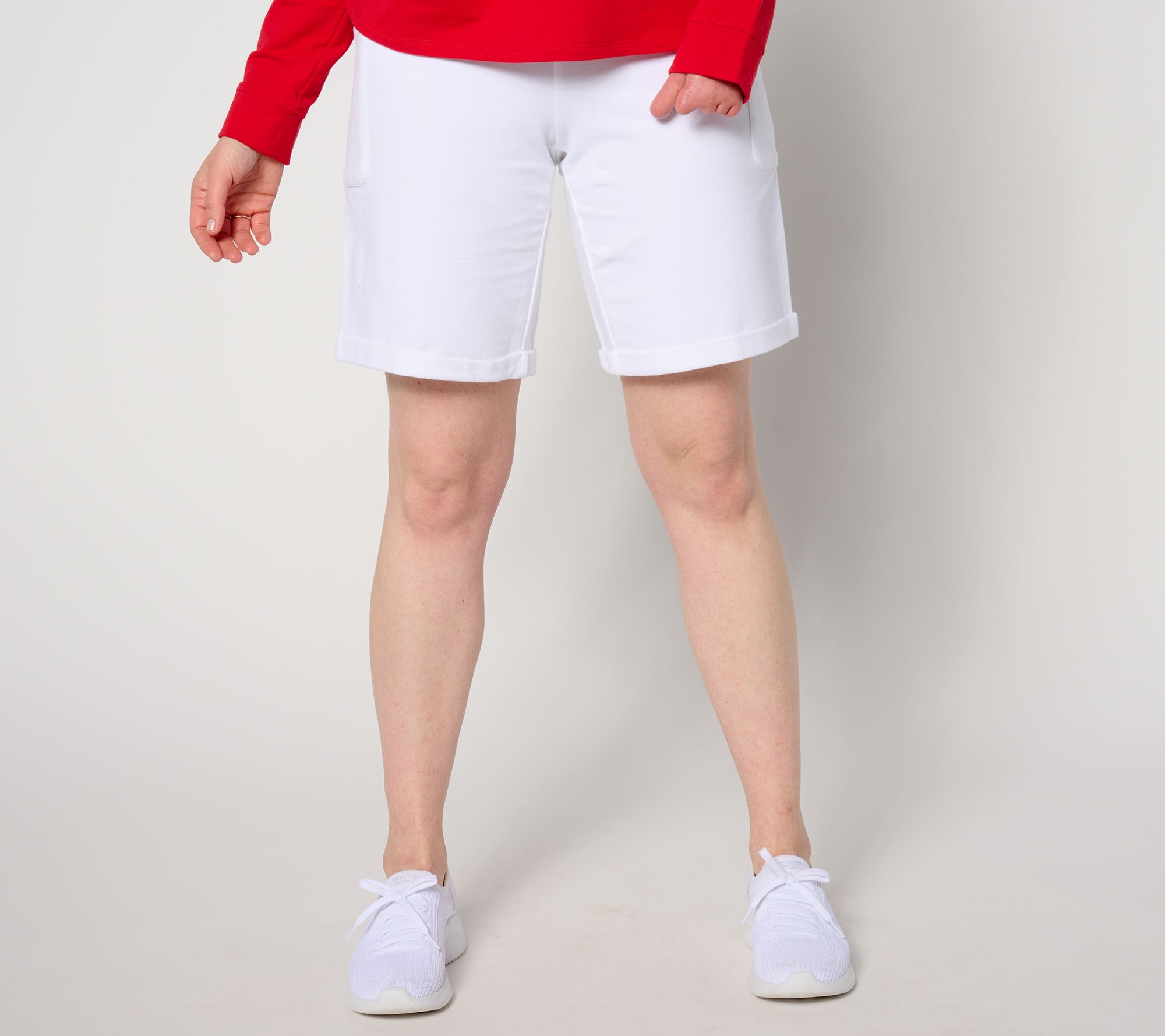 Denim & Co. Active Americana French Terry Short