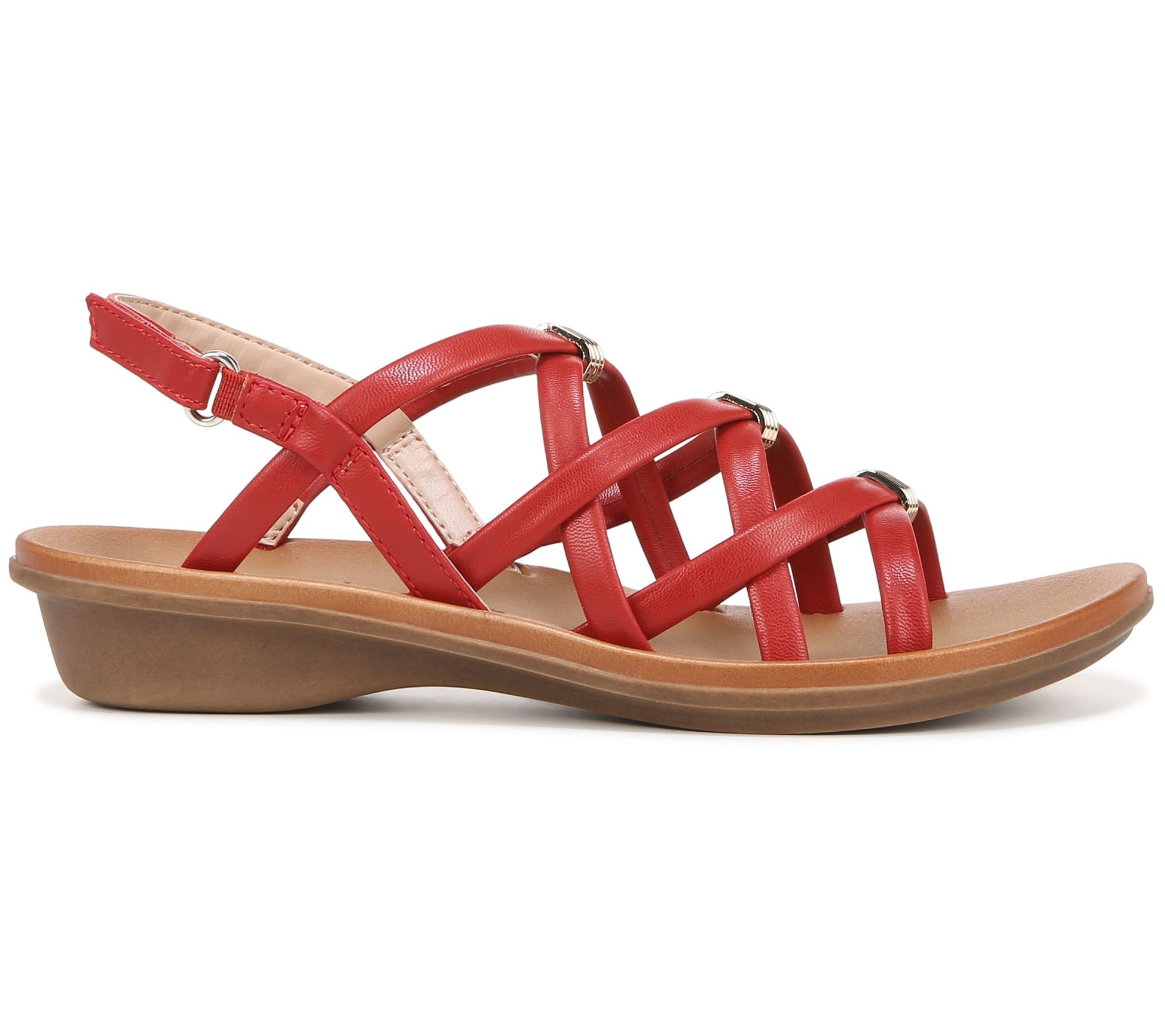 SOUL Naturalizer Strappy Comfort Sandals - Sierra - QVC.com