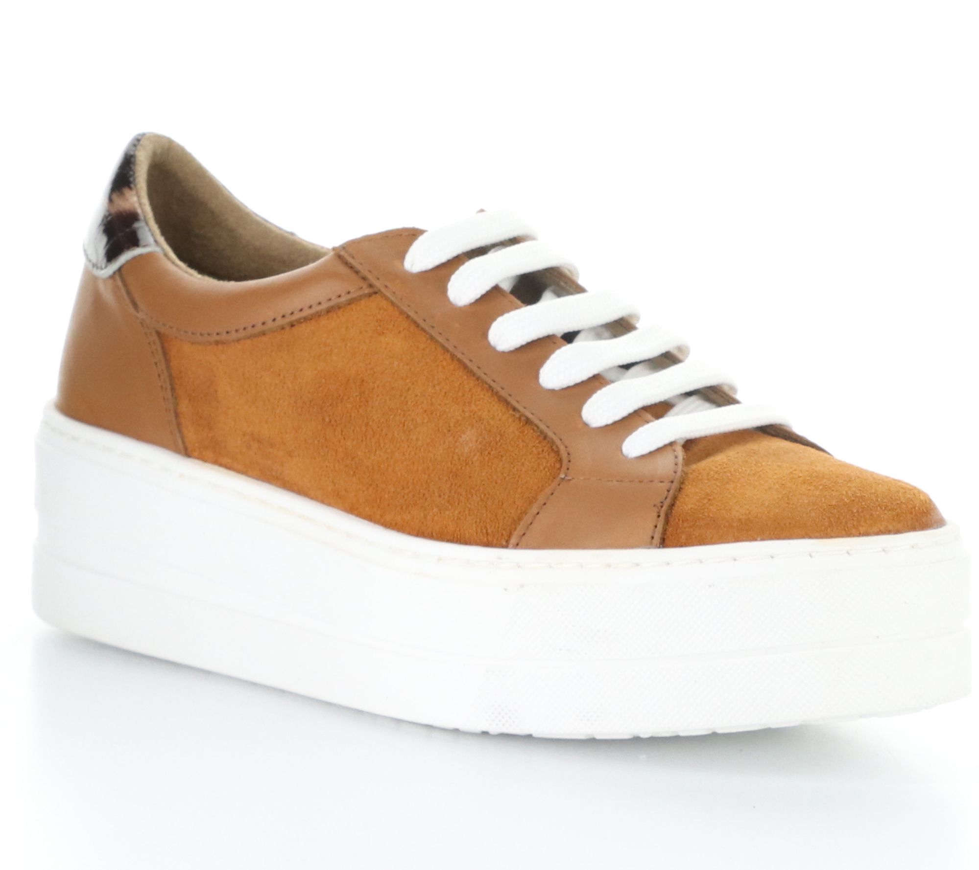 Bos. & Co. Suede Platform Fashion Sneaker- Maude