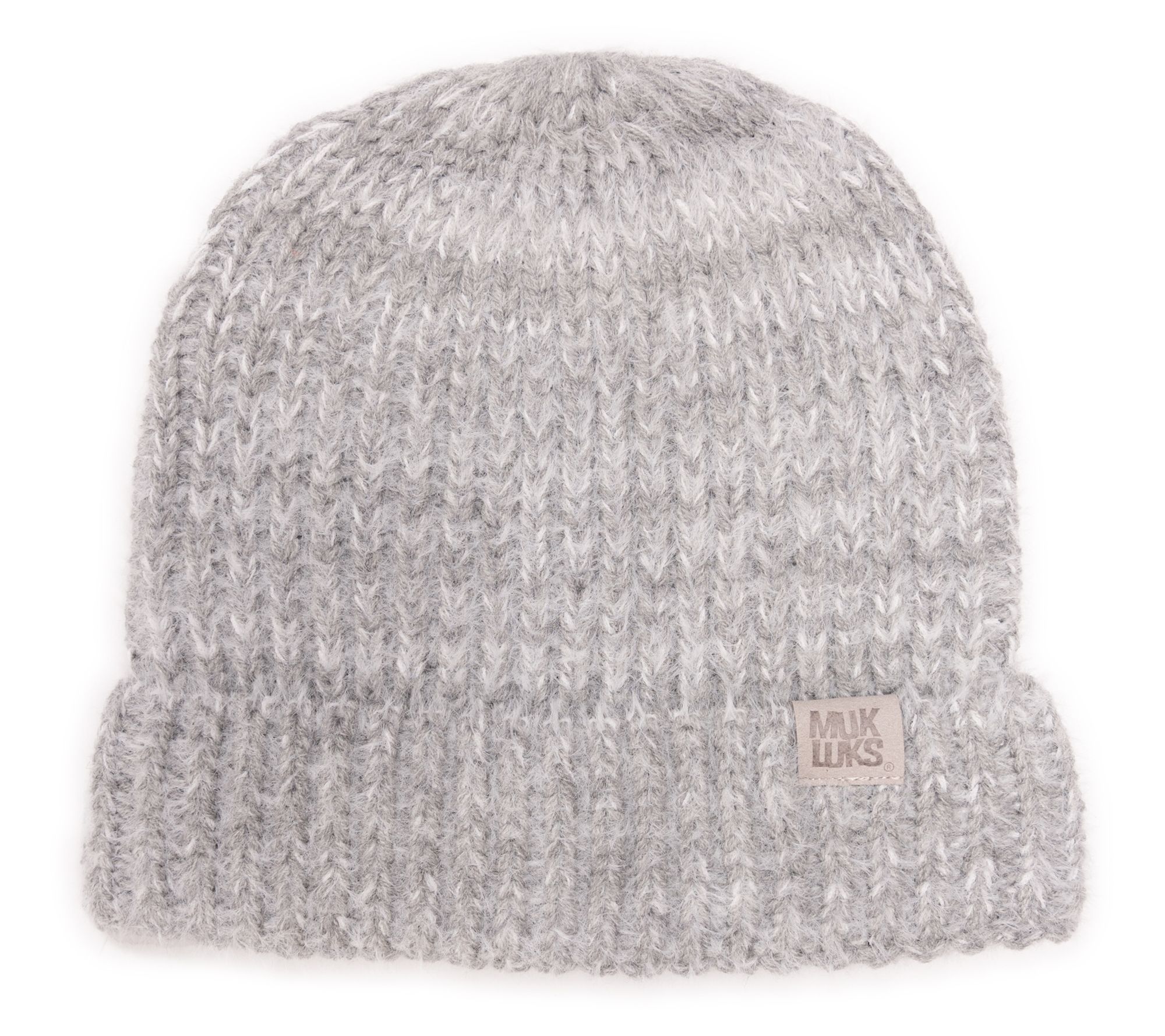 MUK LUKS Women's Eyelash Ribbed Knit Beanie
