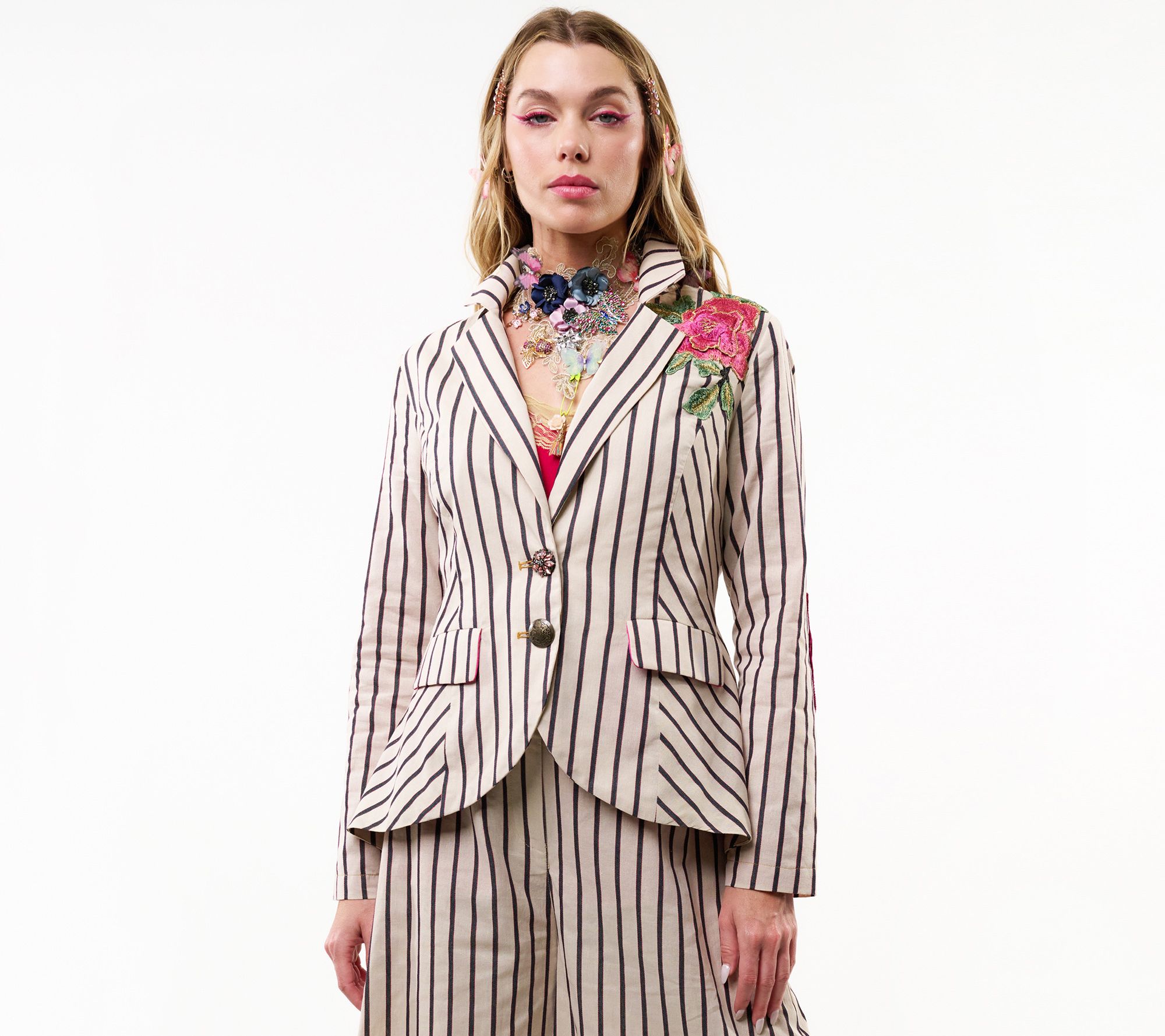 Aratta Derby Princess Stripe Blazer