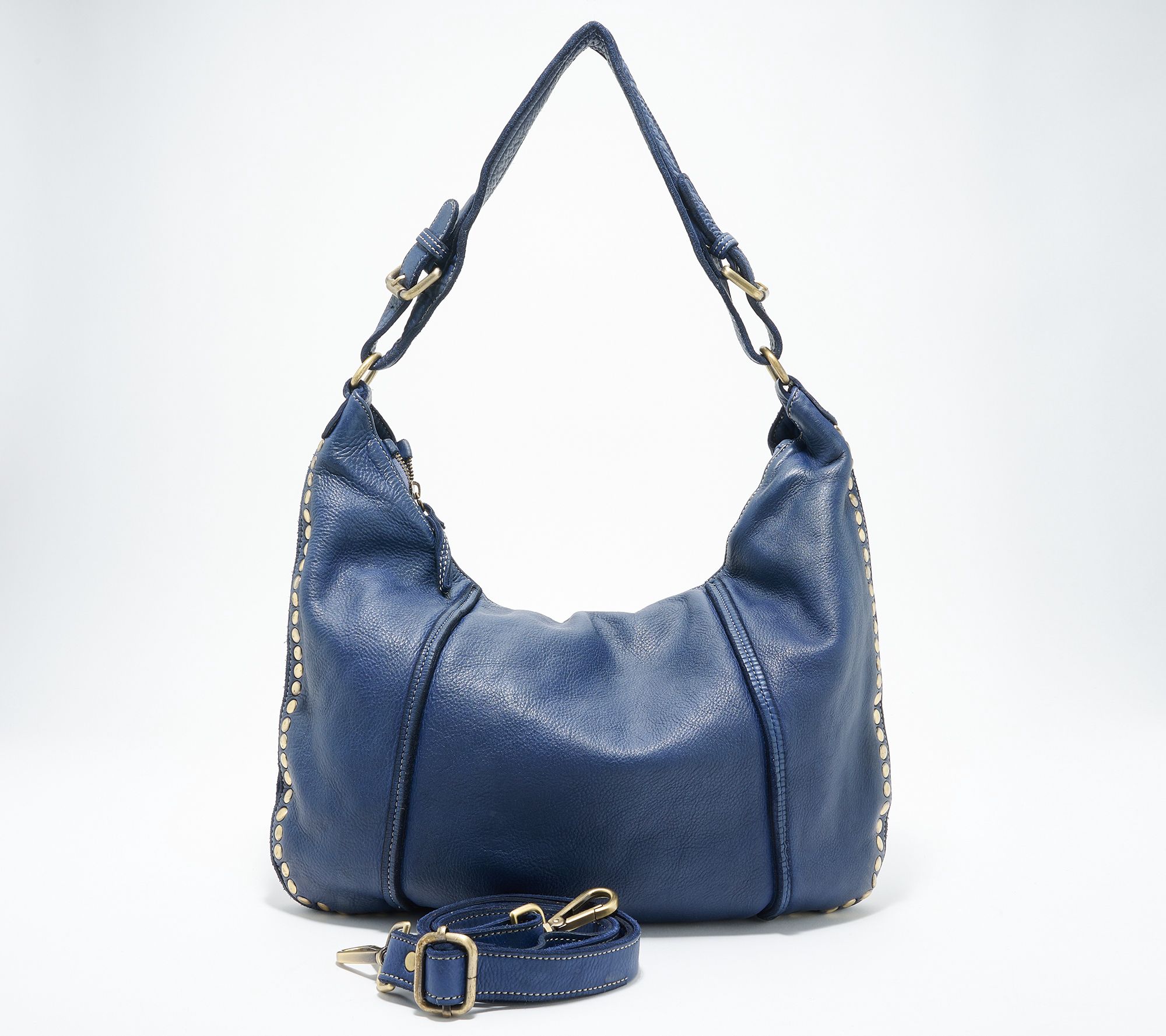 Bolsa Nova Leather Anna Large Hobo Bag