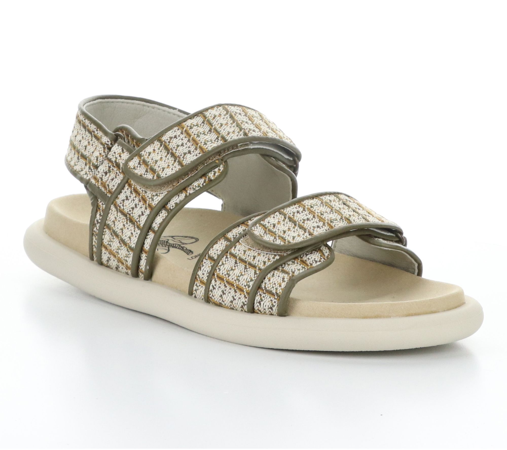 Fly London Textile/Cupido Hook & Loop Sandal