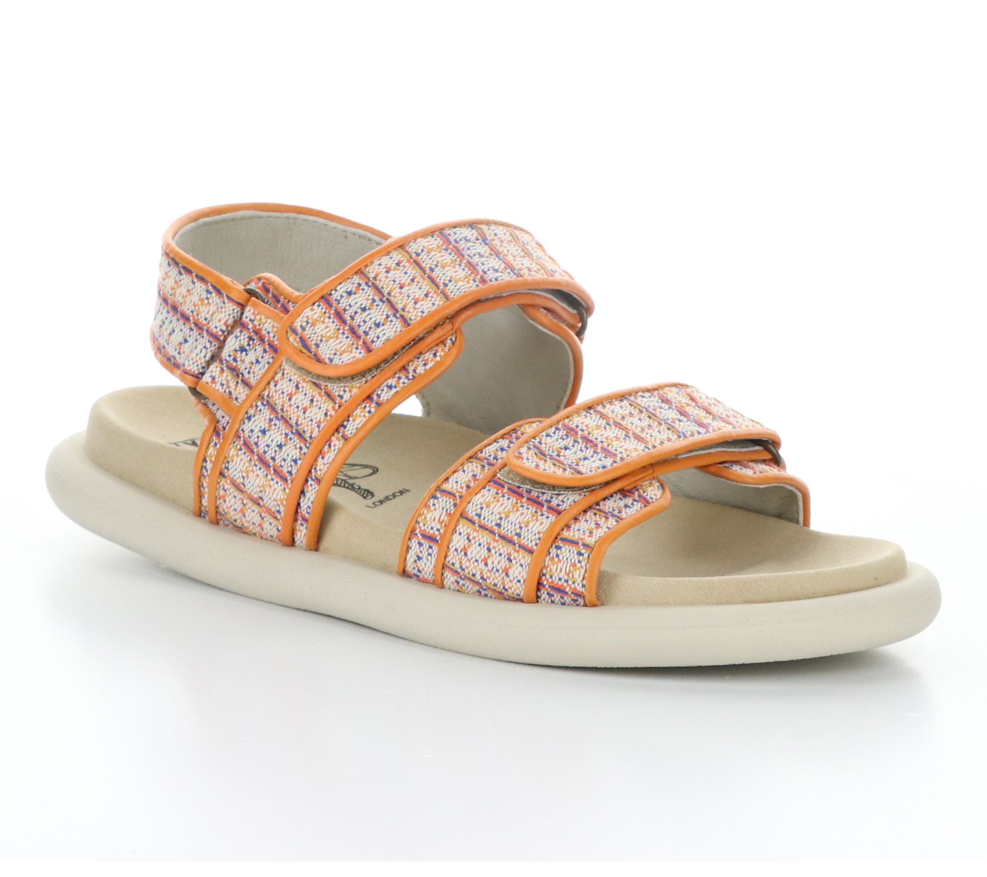 Fly London Textile/Cupido Hook & Loop Sandal