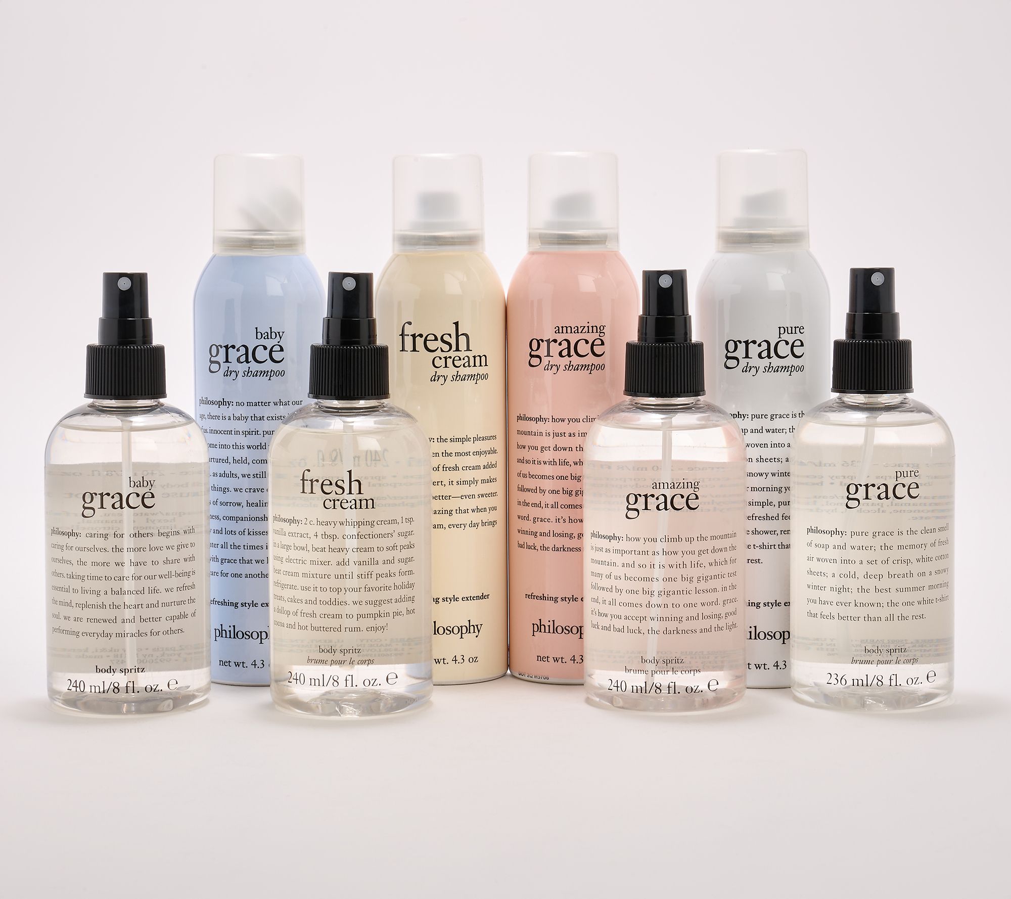 philosophy amazing, fresh & graceful refresh 8pc collection