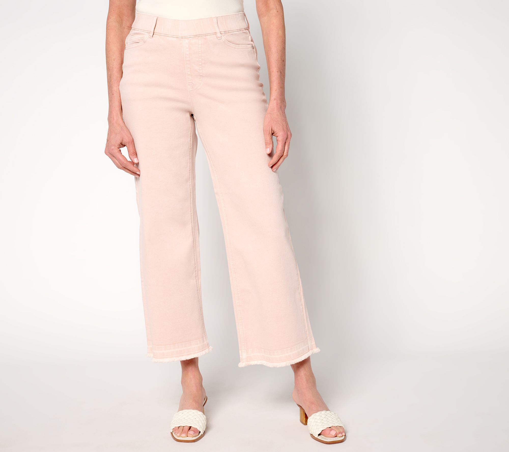 "As Is" Isaac Mizrahi Live! Petite True Denim Relaxed Ankle Jeans