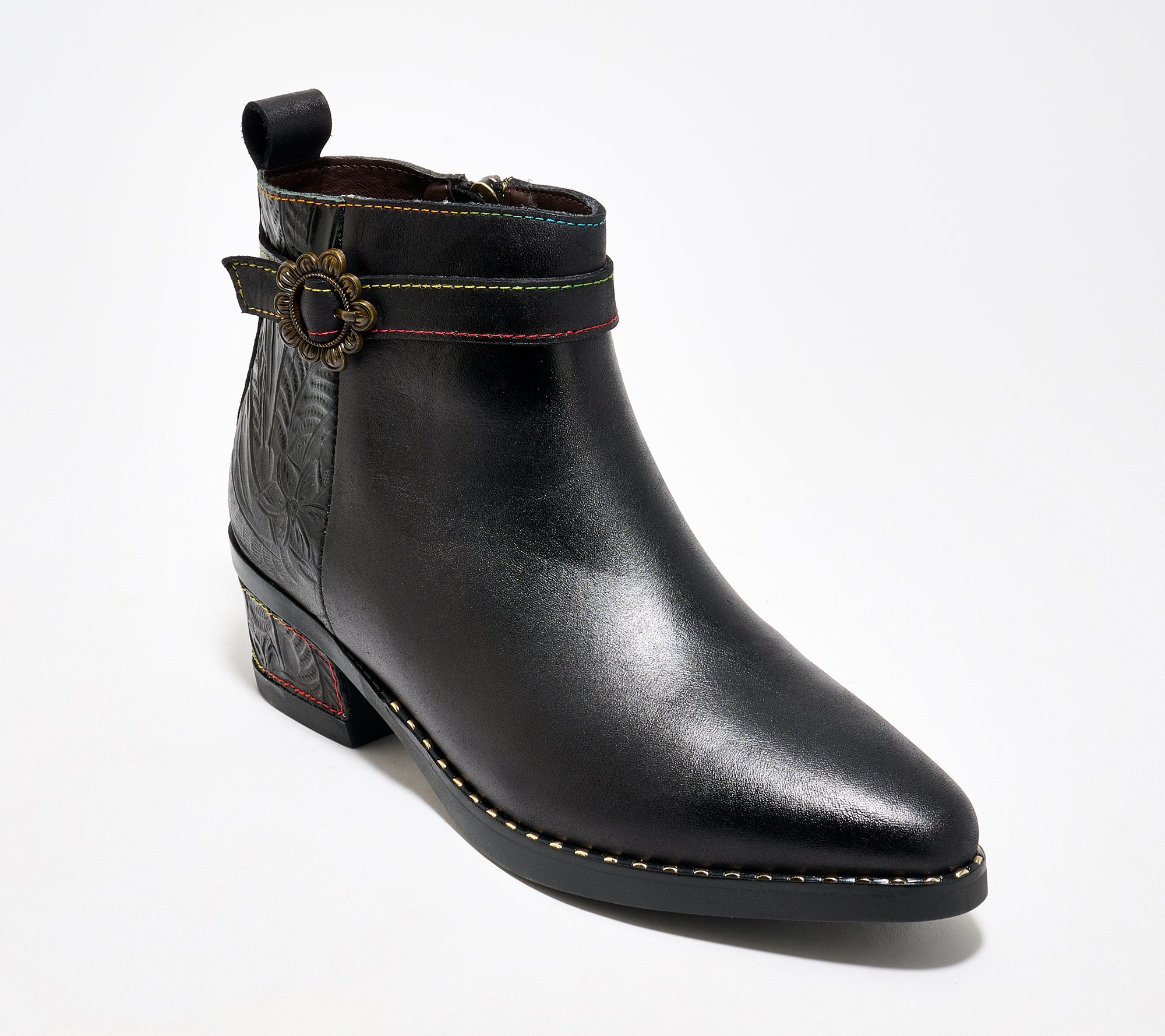 L'Artiste by Spring Step Leather Ankle Boots - Acree