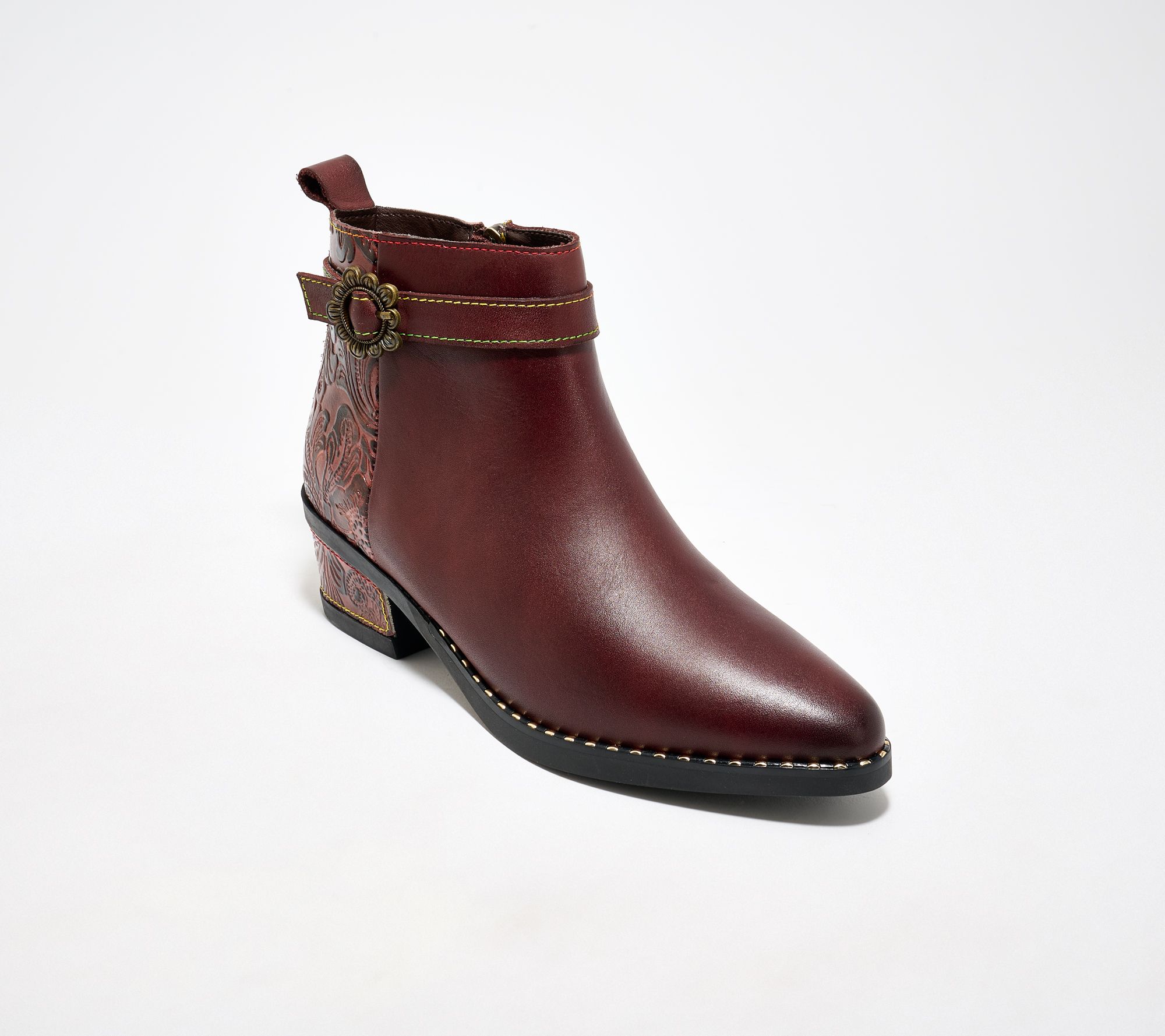 L'Artiste by Spring Step Leather Ankle Boots - Acree