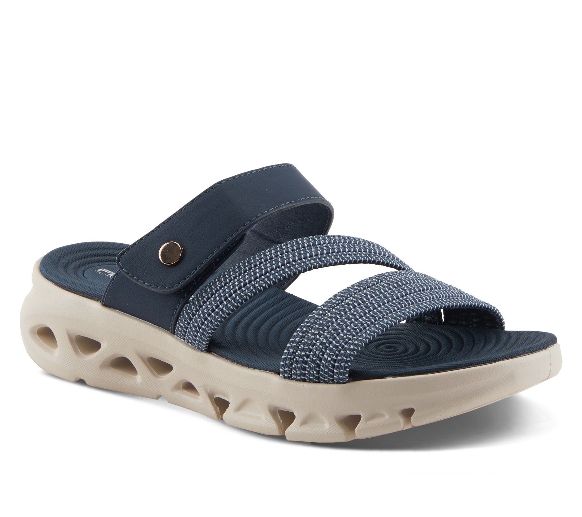 Flexus by Spring Step Slide Sandals - Galvanesa