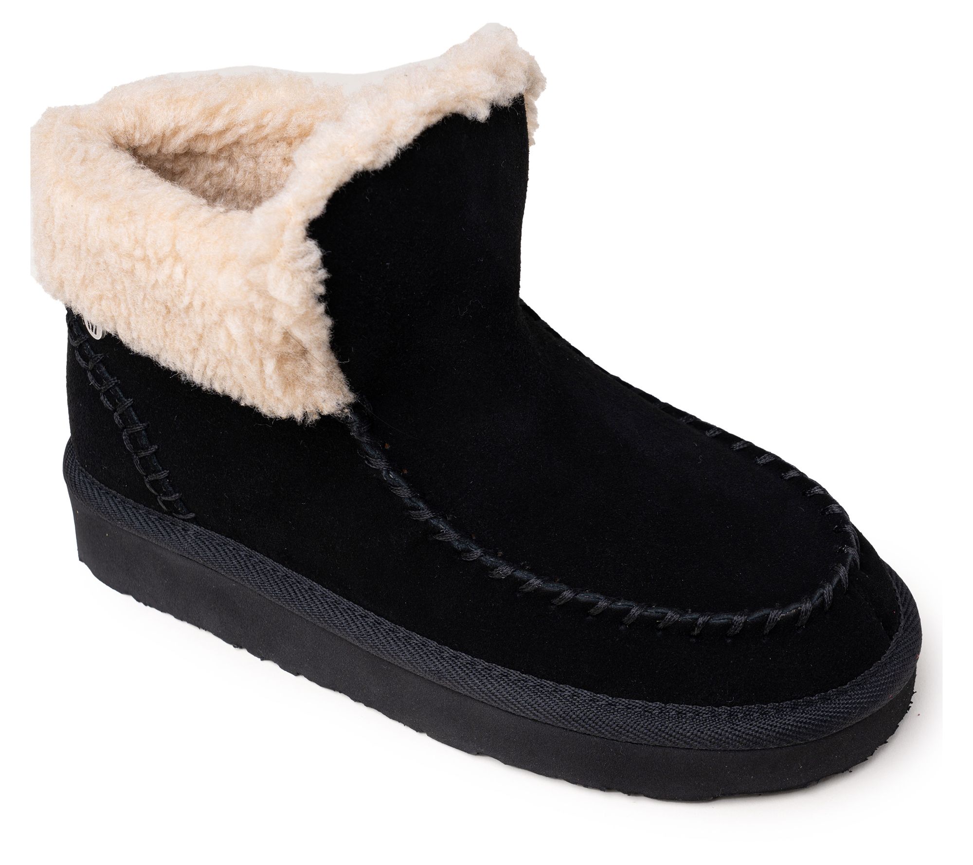 Minnetonka Women's Chandra Suede Berber Lined Ankle Boots