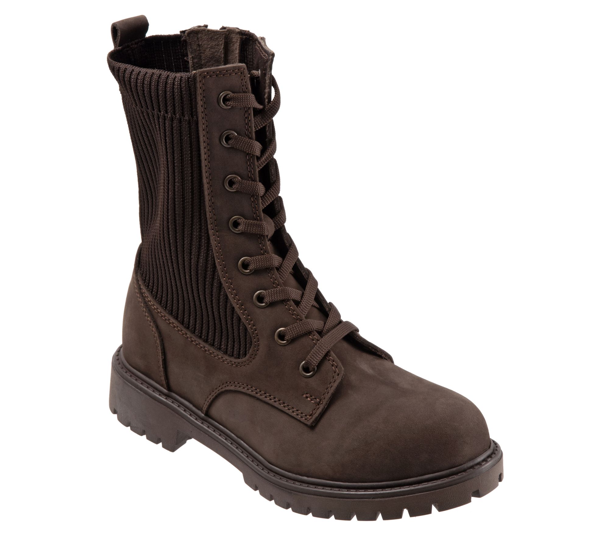 Bueno Stella Leather Combat Boot