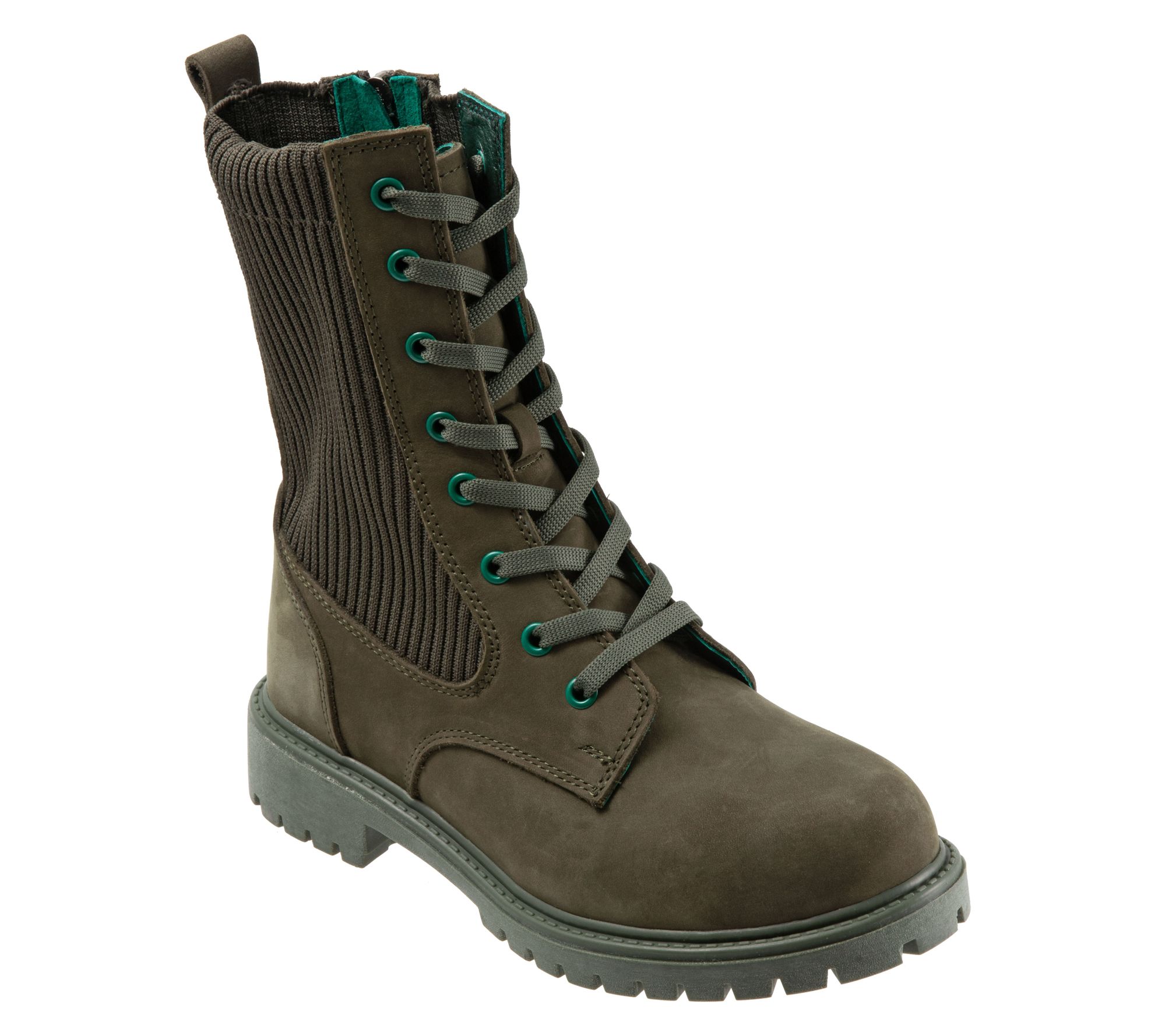 Bueno Stella Leather Combat Boot