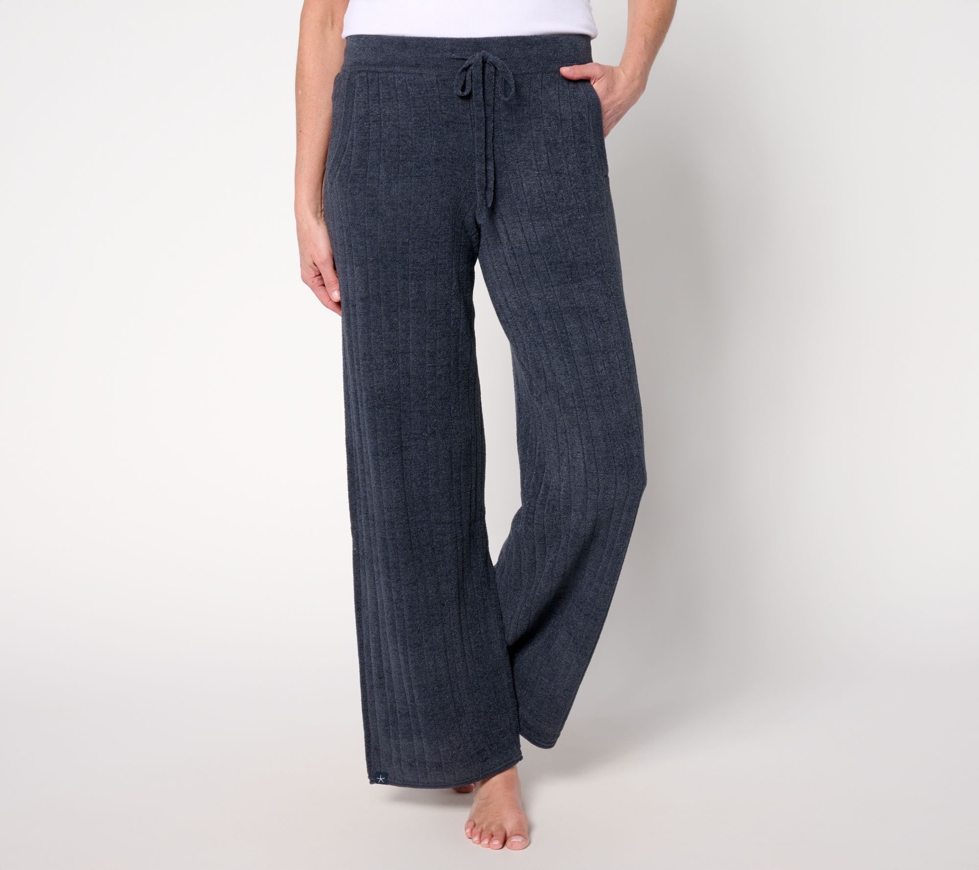 As Is Barefoot Dreams Tall CCUL Ribbed Rolled Edge Pant