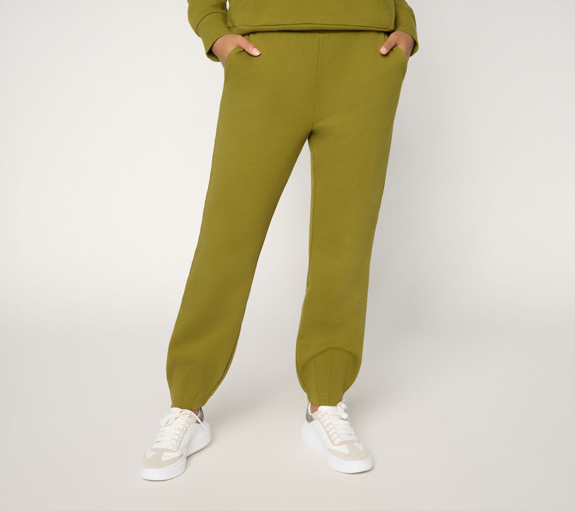 Peace Love World Petite Darted Ankle Pull On Joggers