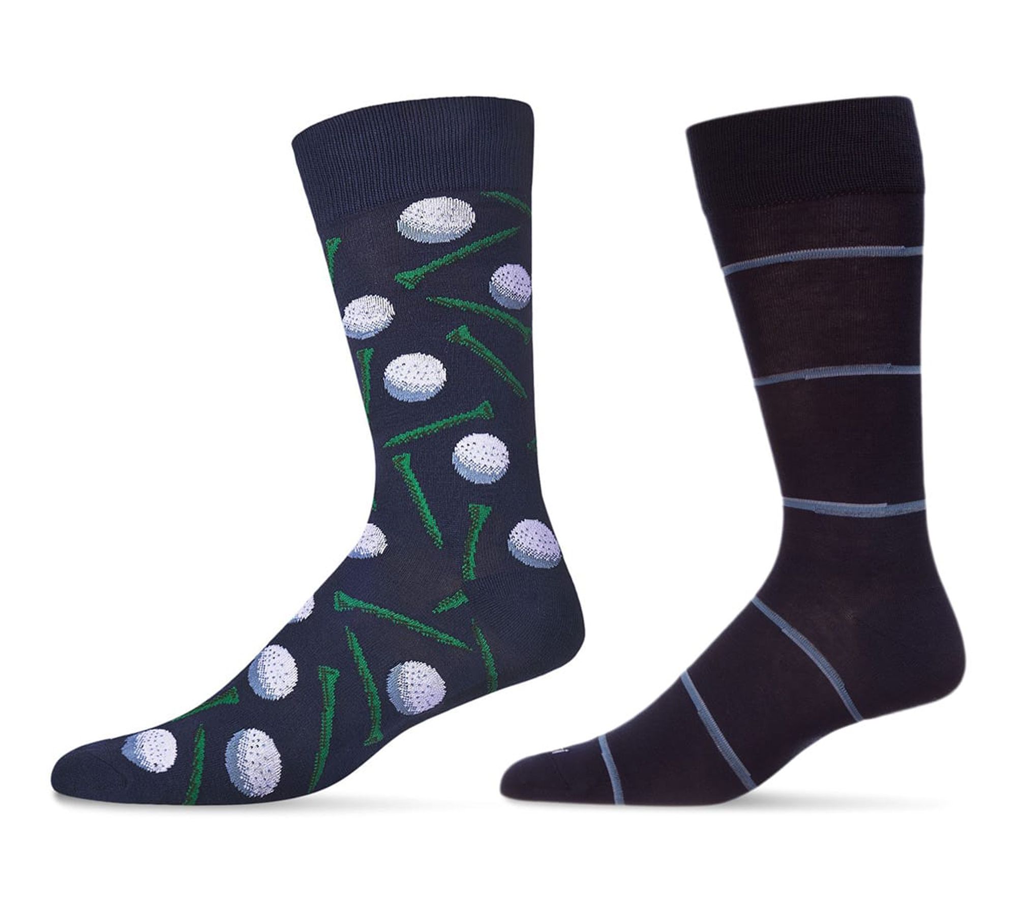 MeMoi Men's Set of 2 Novelty Crew Socks