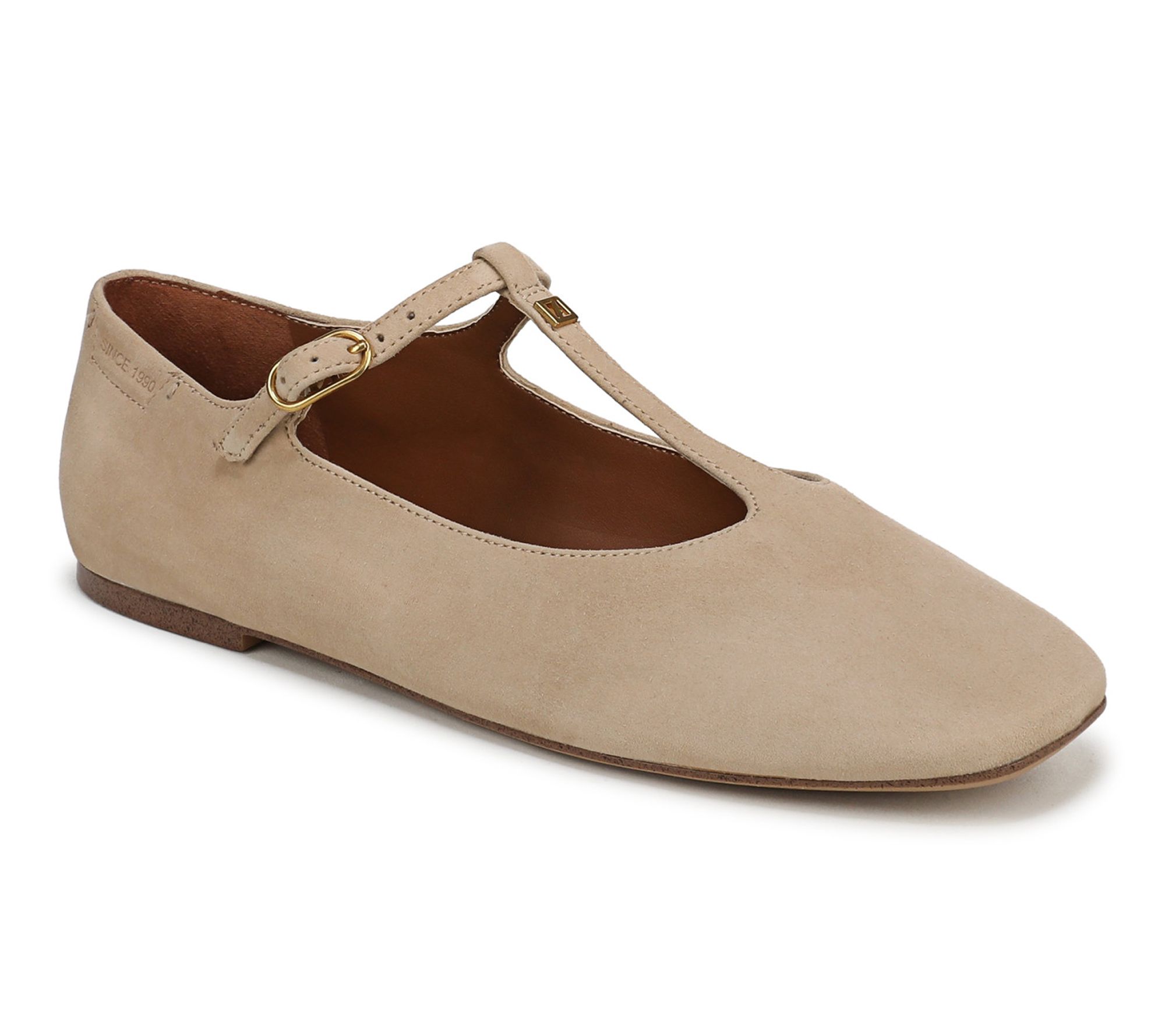 Franco Sarto T-Strap Suede Mary Janes - Marylee