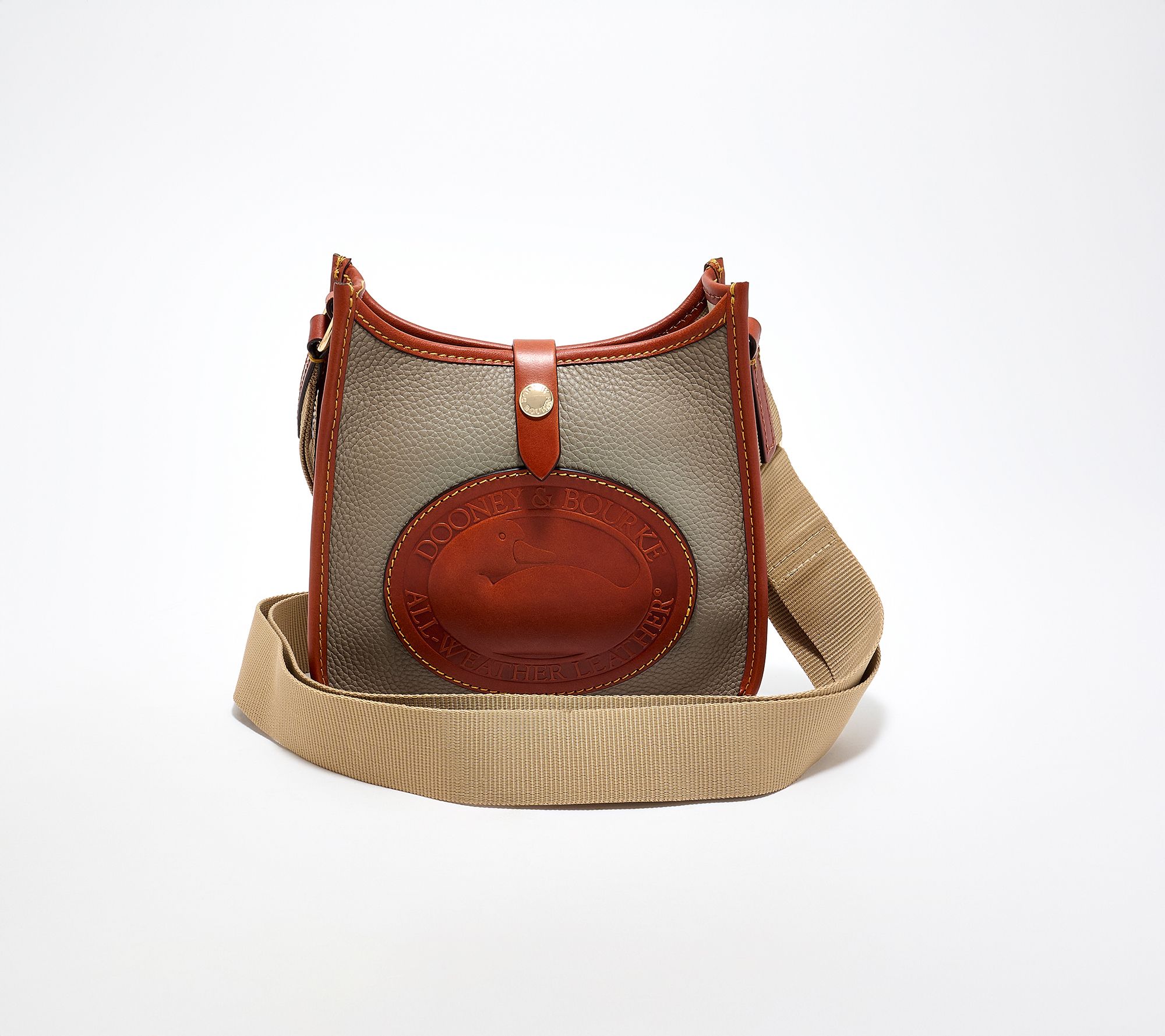 "As Is" Dooney & Bourke Leather Heritage Duck Small Messenger