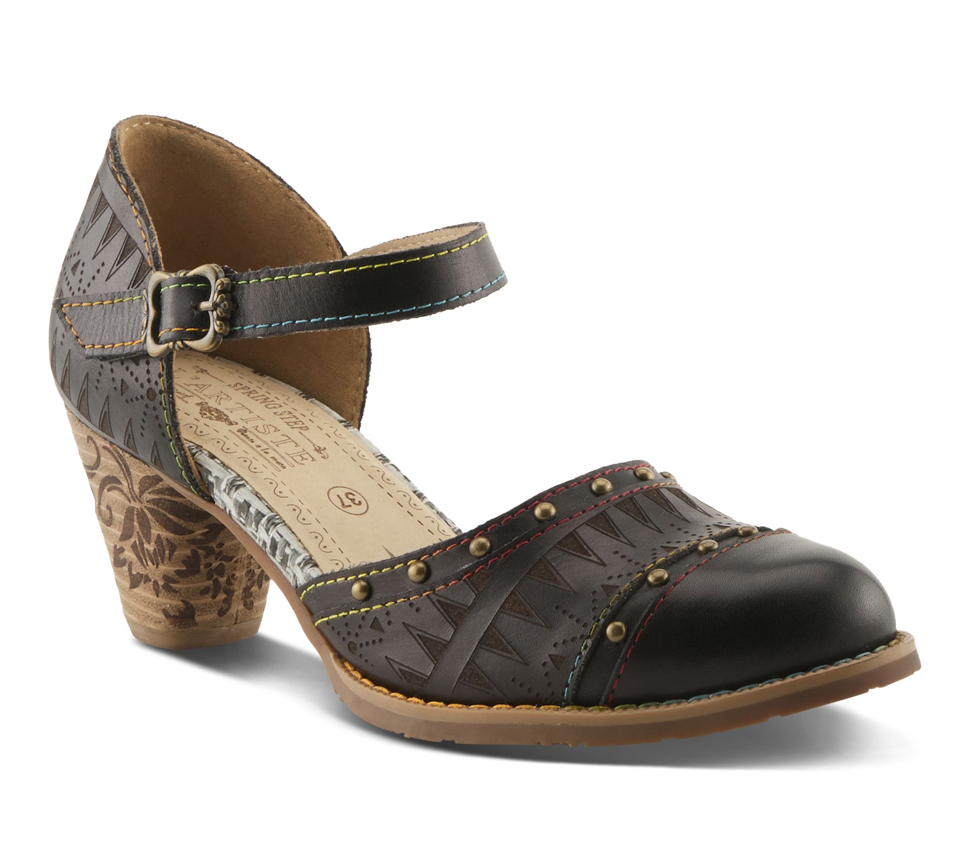 L'Artiste by Spring Step Leather Mary Janes - Niobella