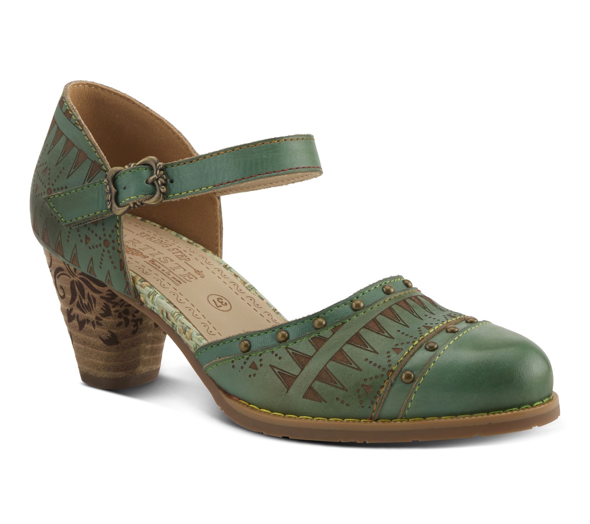 L'Artiste by Spring Step Leather Mary Janes - Niobella